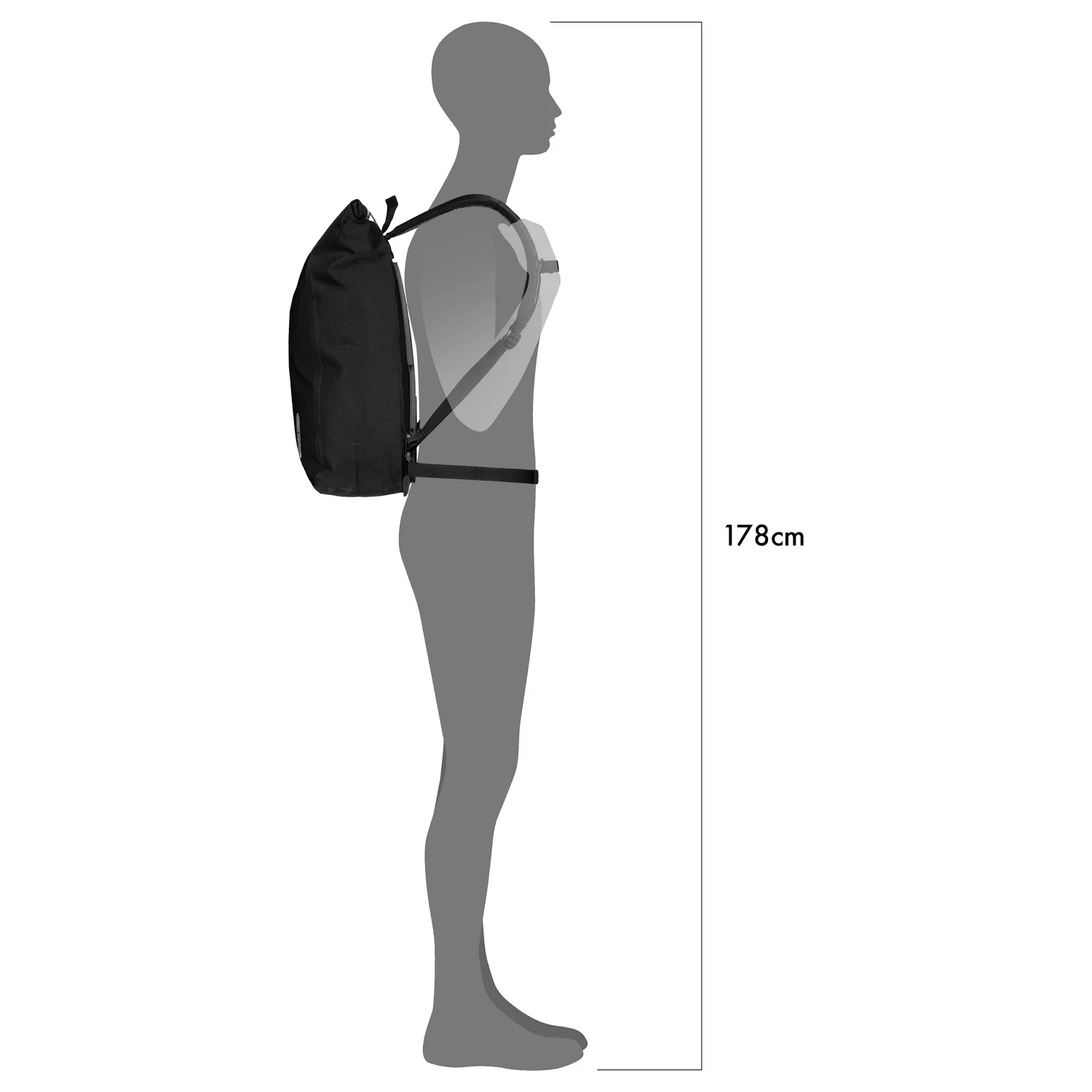 Ortlieb Velocity 23 - Rucksack 15" 50 cm (black) - Image 5