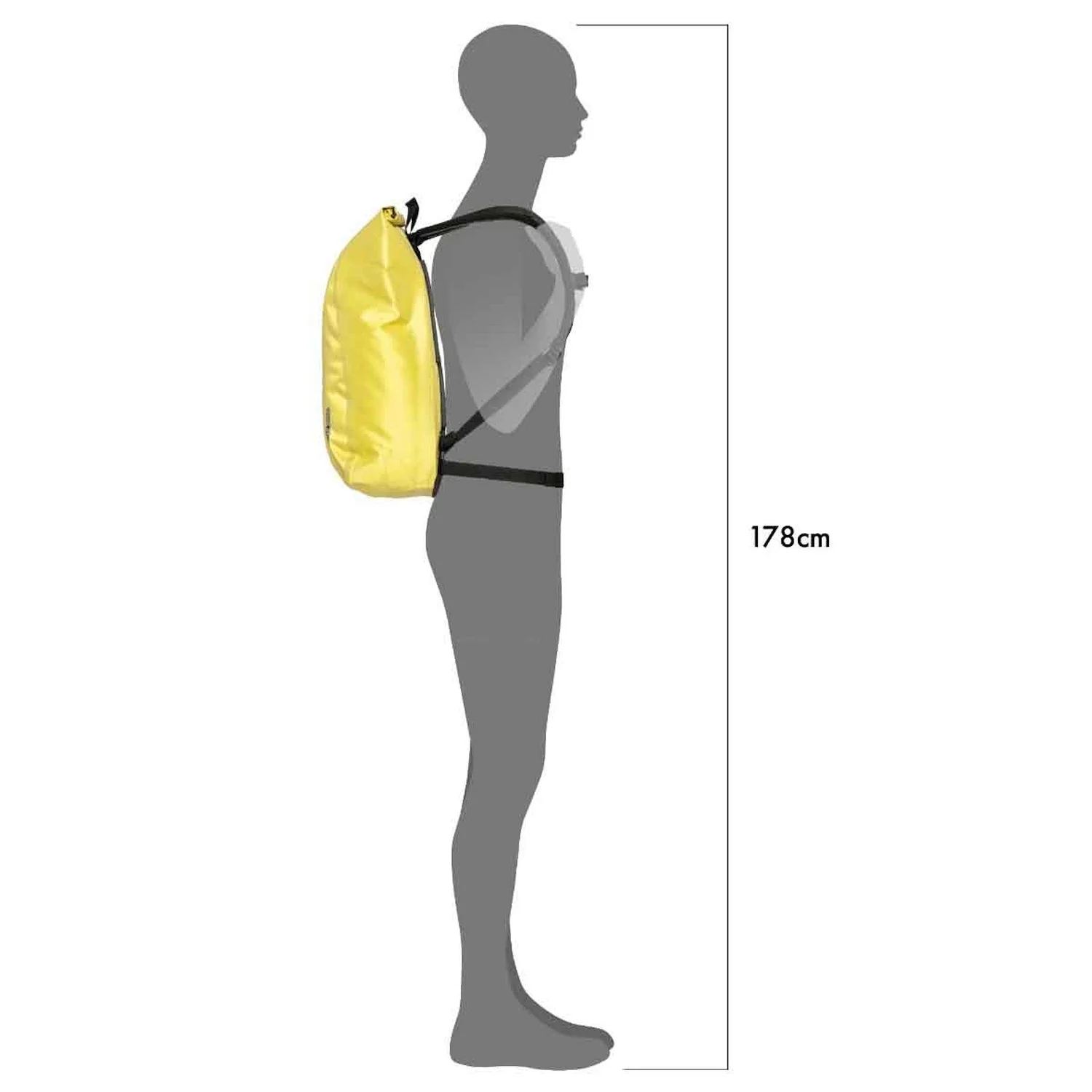 Ortlieb Velocity PS 23 - Rucksack 50 cm (lemon sorbet) - Image 5