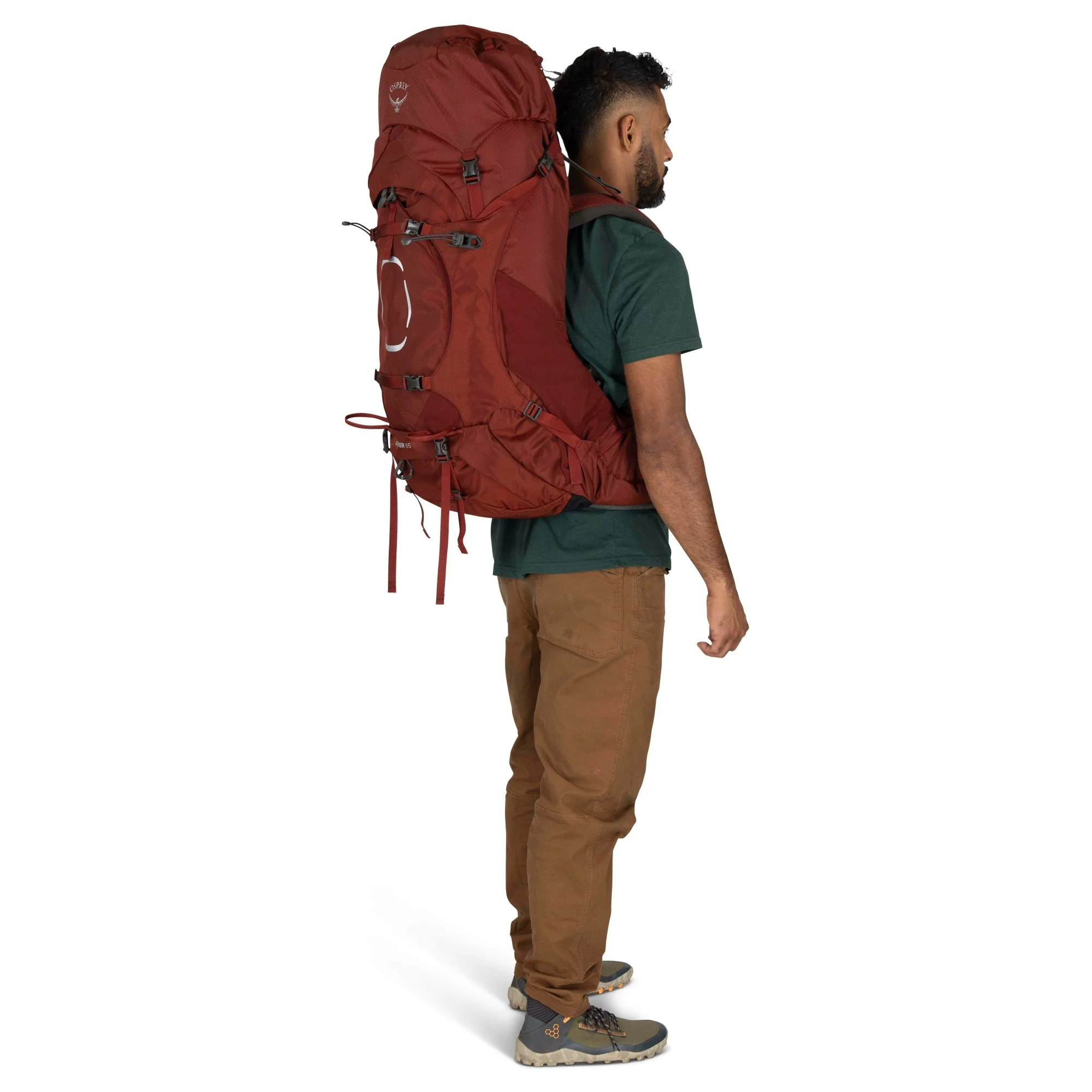Osprey Aether 65 L/XL - Trekkingrucksack 80 cm (deep acorn red) - Image 5