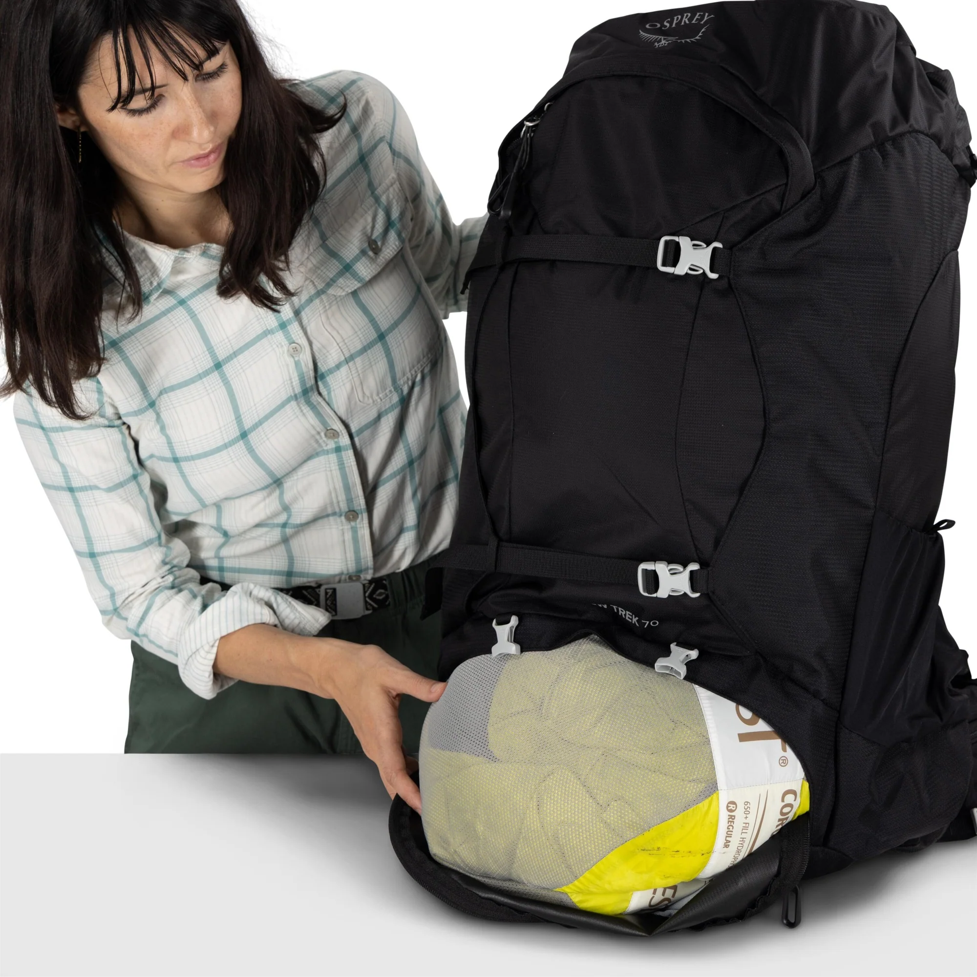 Osprey Fairview Trek 70 - Reiserucksack 71 cm (black) - Image 7