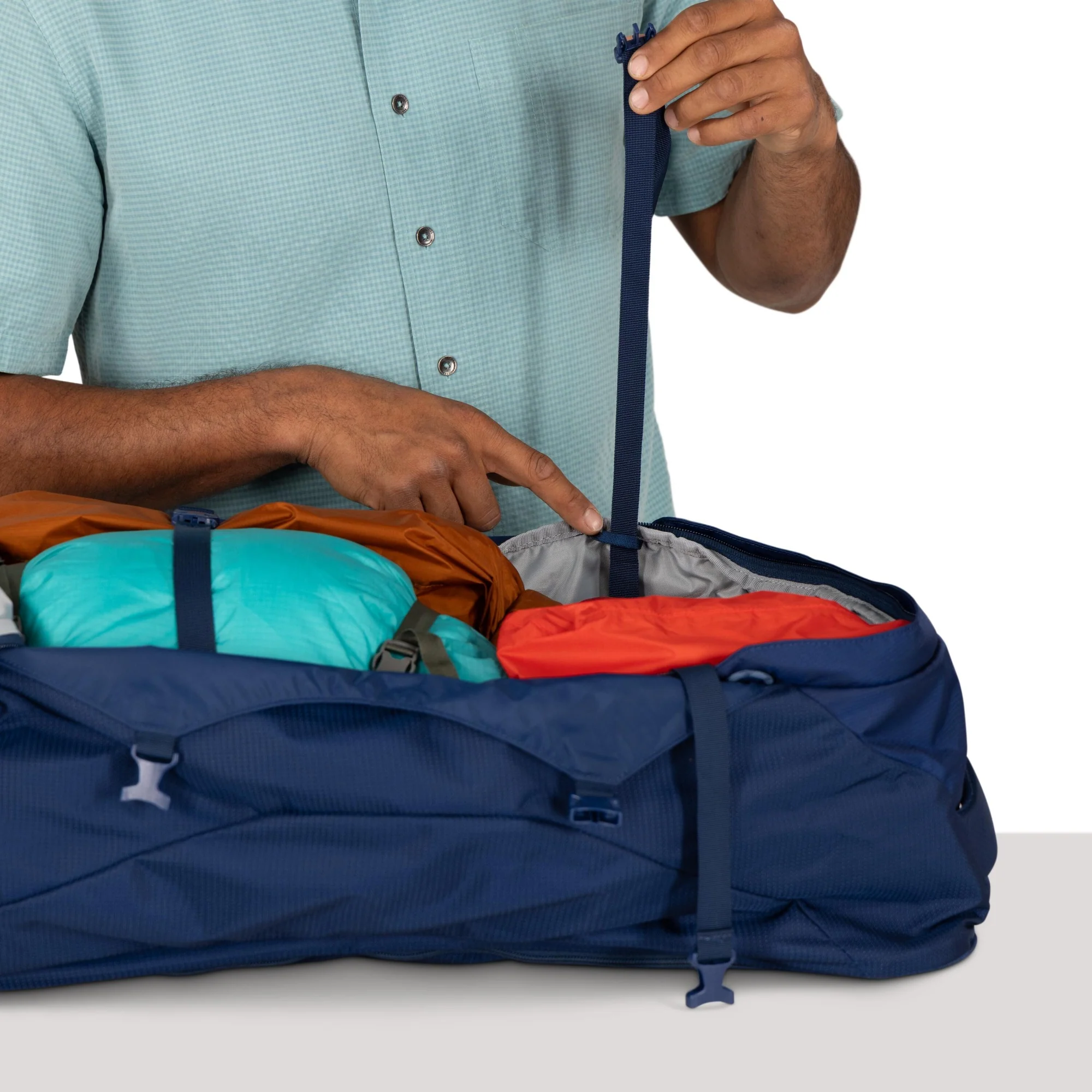 Osprey Farpoint 70 - Reiserucksack 66 cm (antique blue) - Image 7
