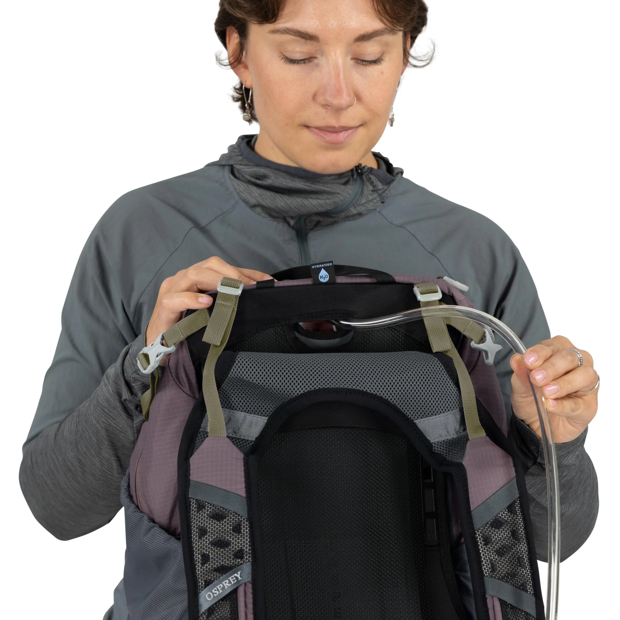 Osprey Hikelite 28 - Wanderrucksack 52 cm (graphite purple) - Image 10
