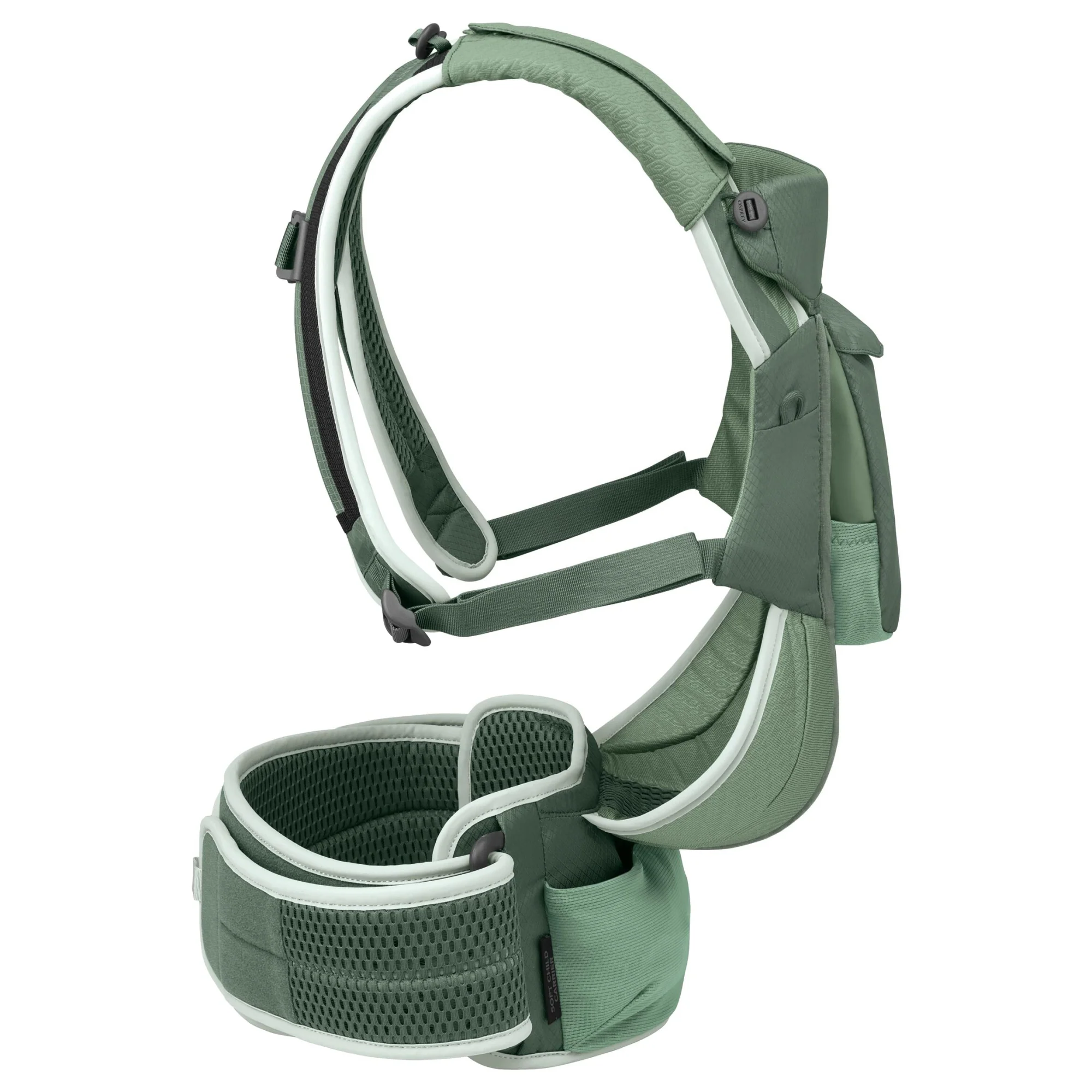 Osprey Poco Soft Child Carrier - Kindertrage 65 cm (Kraxe) (koseret green) - Image 2