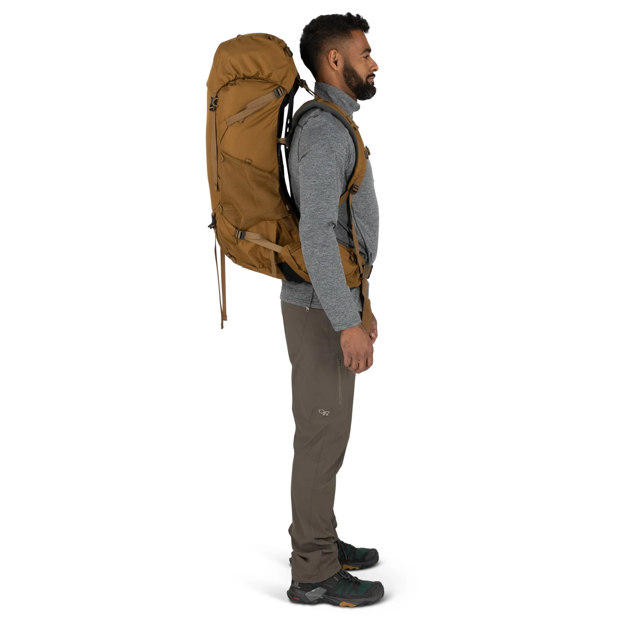 Osprey Rook 50 - Trekkingrucksack 75 cm (histosol brown/rhino grey) - Image 5
