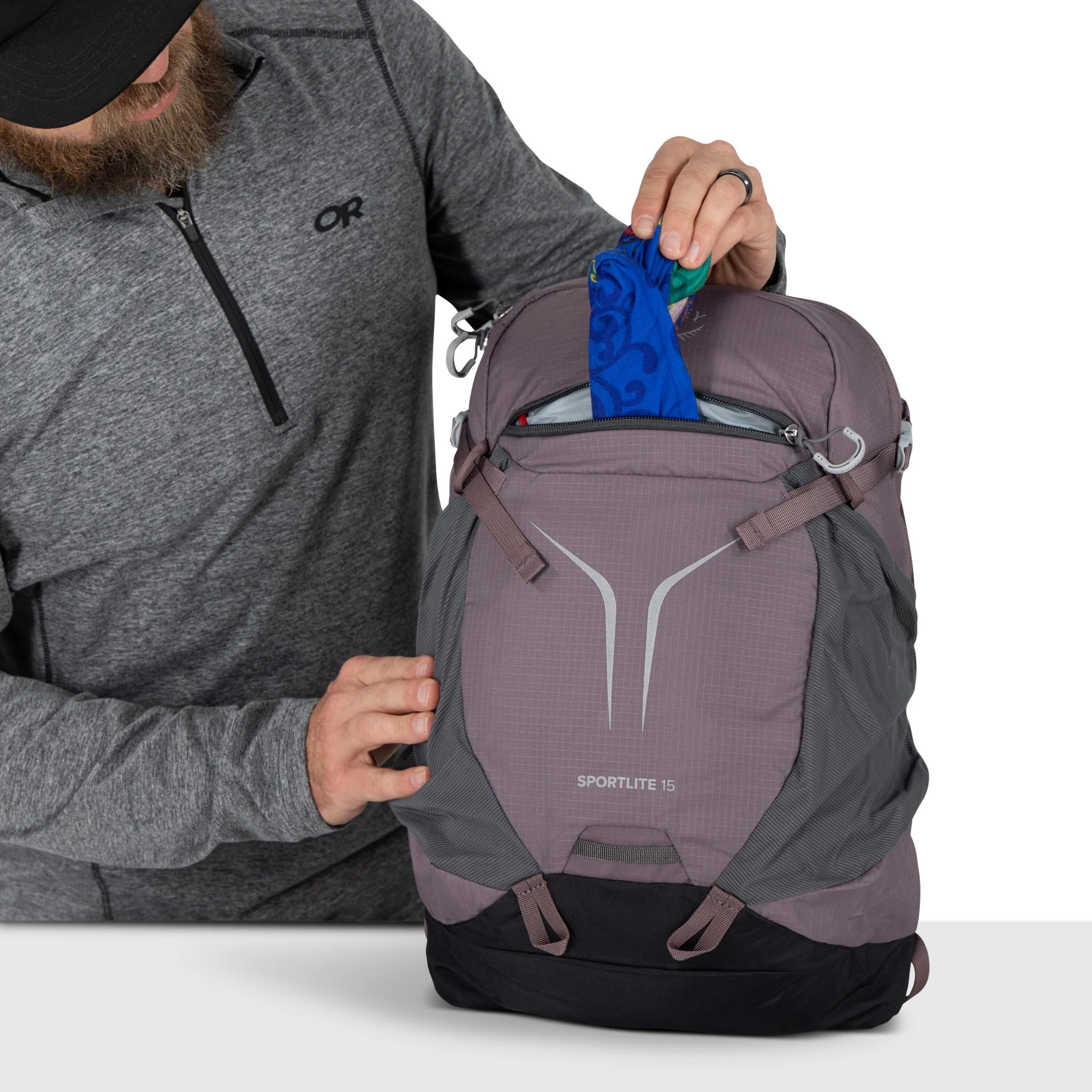 Osprey Sportlite 15 - Wanderrucksack 44 cm (graphite purple) - Image 4