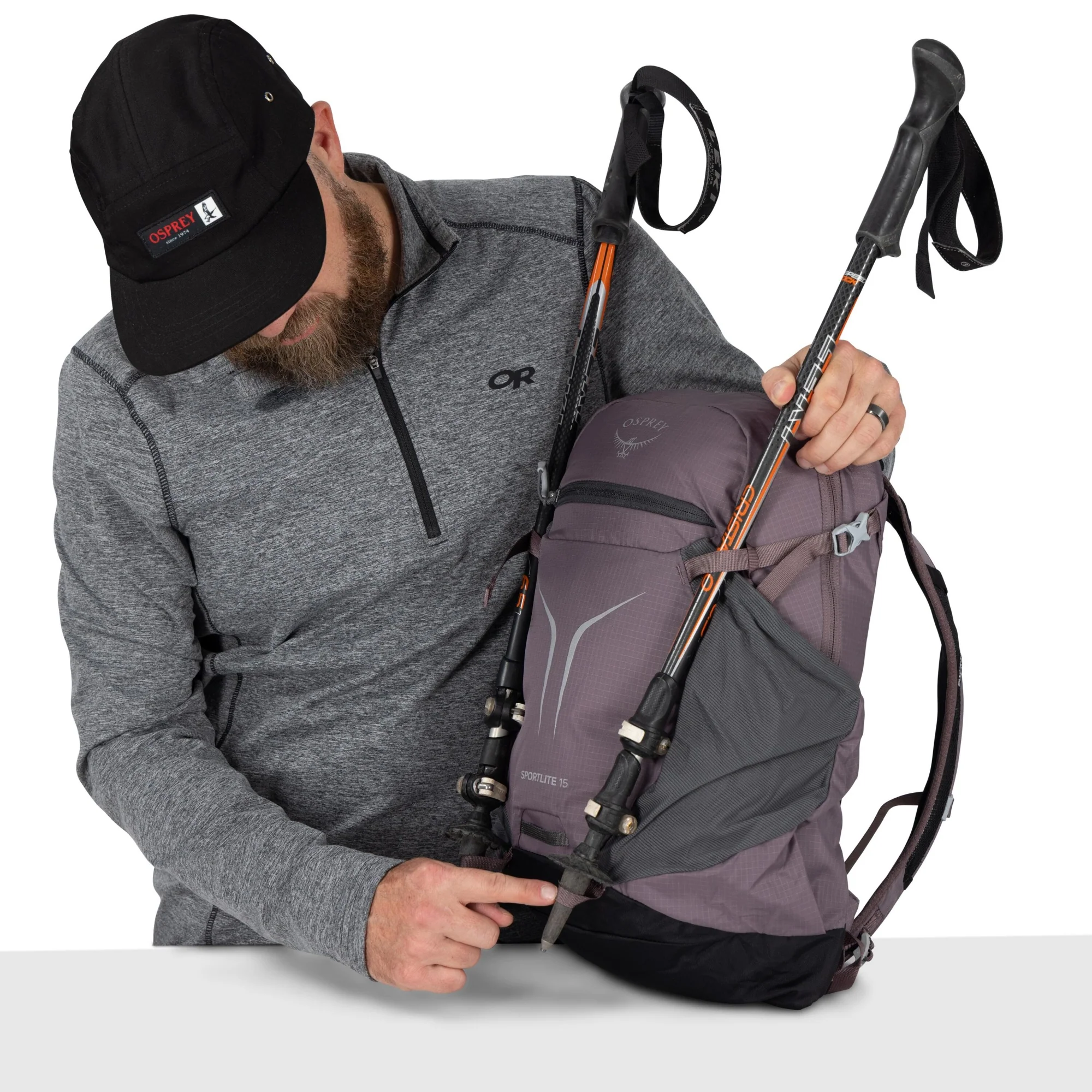 Osprey Sportlite 15 - Wanderrucksack 44 cm (graphite purple) - Image 6