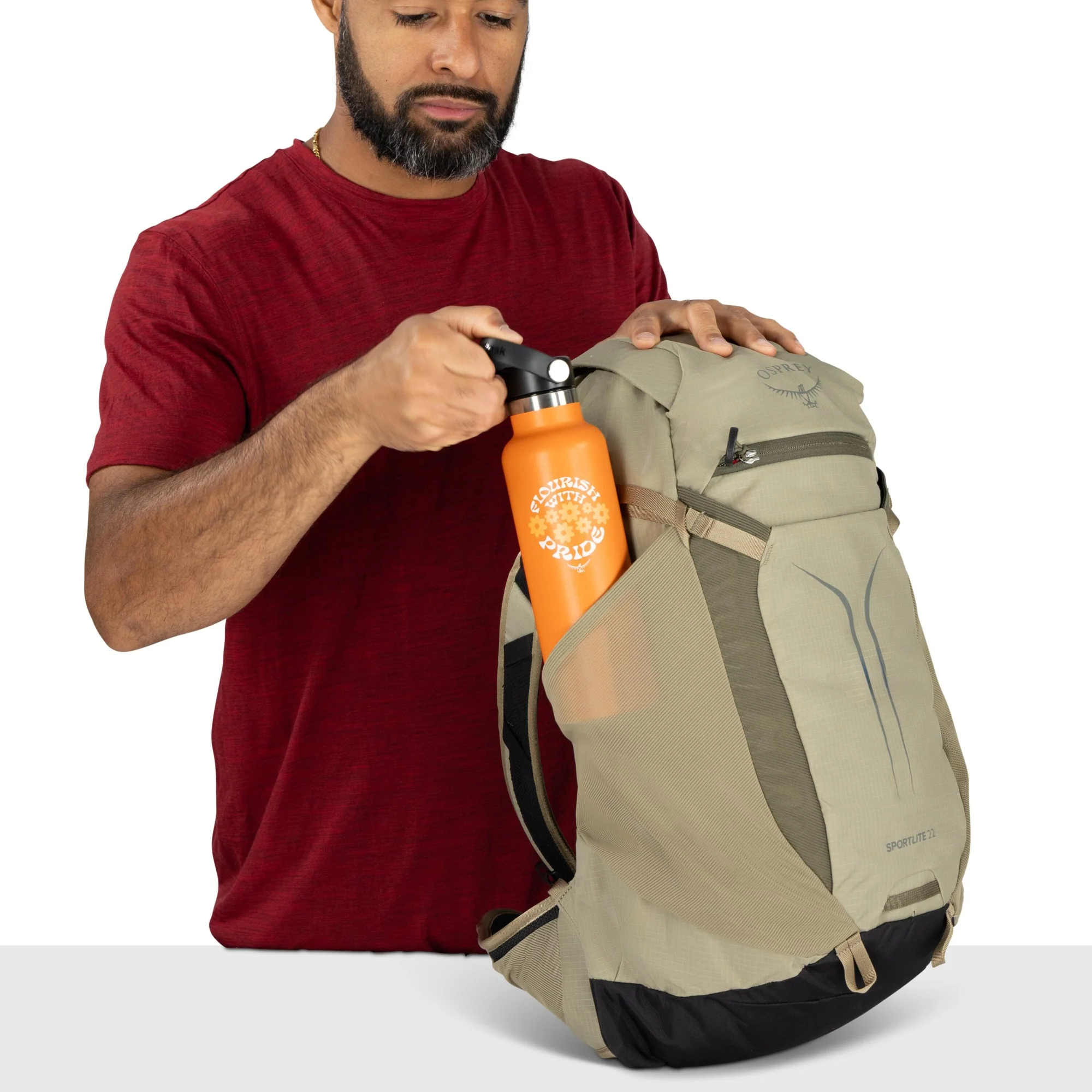 Osprey Sportlite 22 - Wanderrucksack 52 cm (olive tan) - Image 6