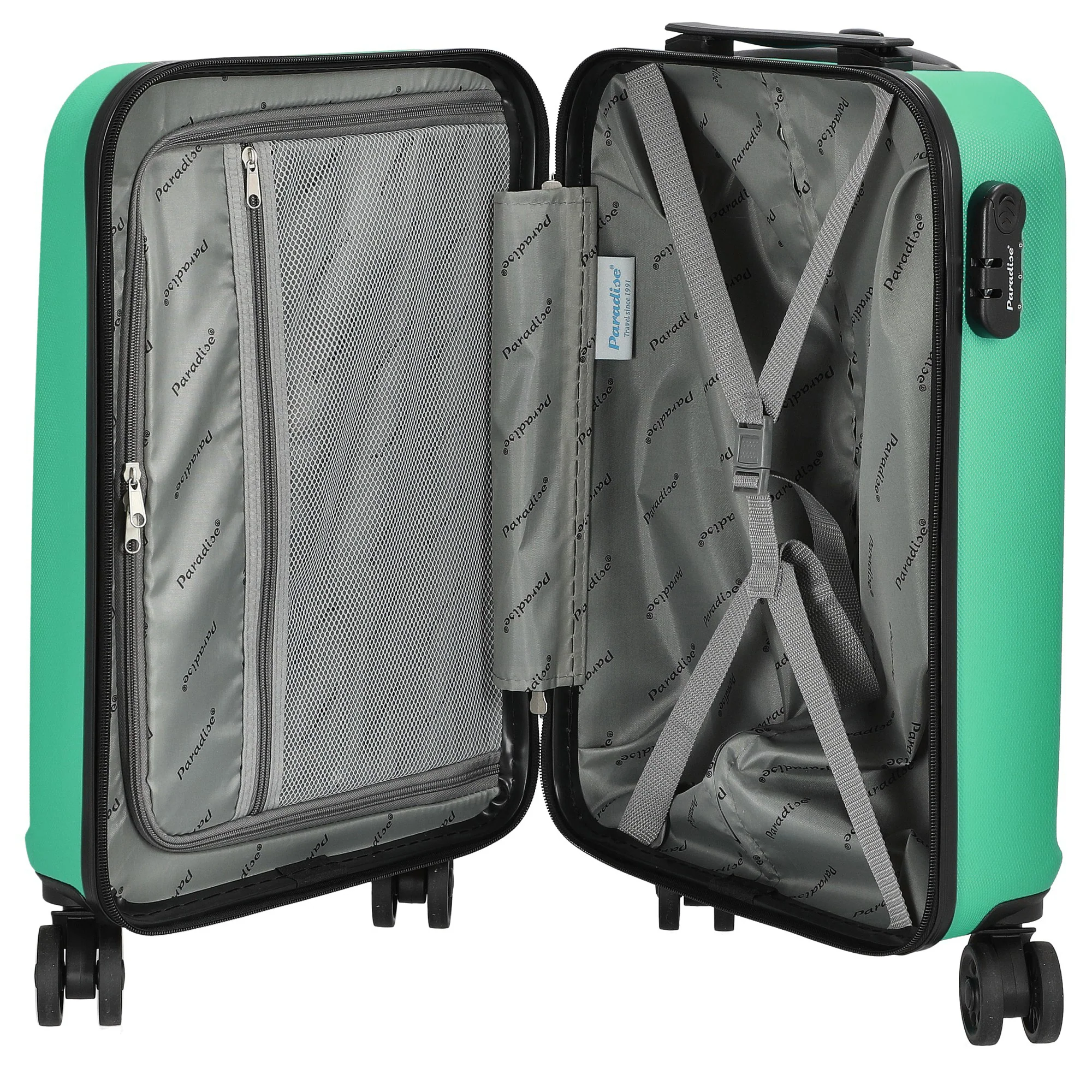 Paradise by CHECK.IN Havanna 2.0 - 4-Rollen-Kabinentrolley 55 cm (grün) - Image 6