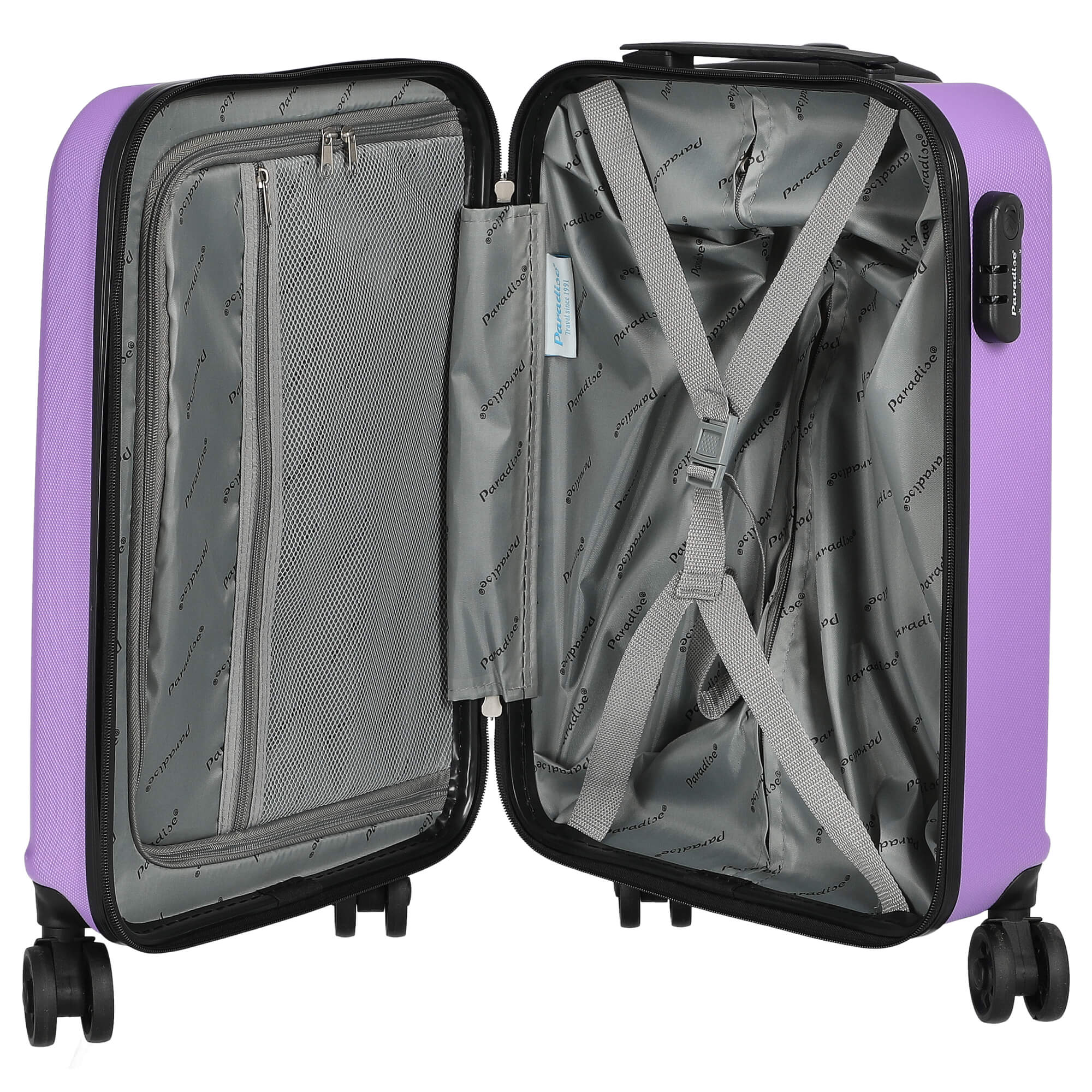 Paradise by CHECK.IN Havanna 2.0 - 4-Rollen-Kabinentrolley 55 cm (lila) - Image 6