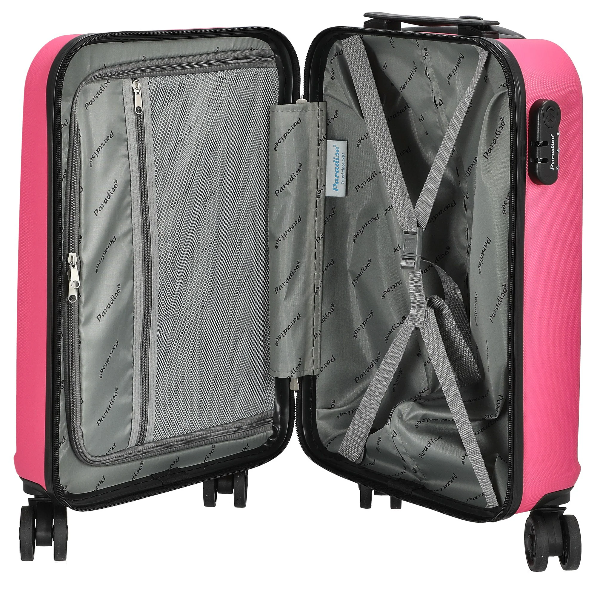 Paradise by CHECK.IN Havanna 2.0 - 4-Rollen-Kabinentrolley 55 cm (pink) - Image 6