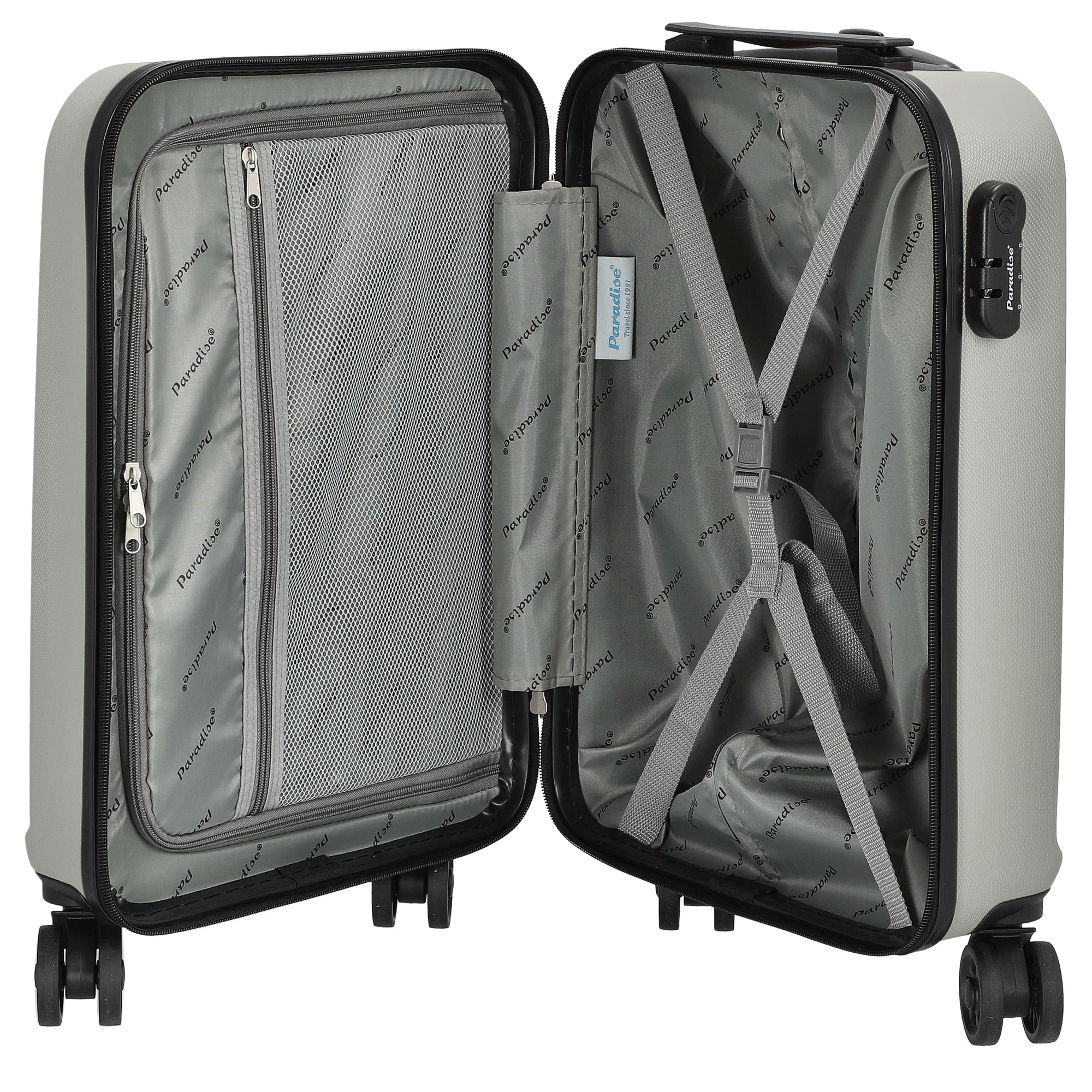 Paradise by CHECK.IN Havanna 2.0 - 4-Rollen-Kabinentrolley 55 cm (silber) - Image 6