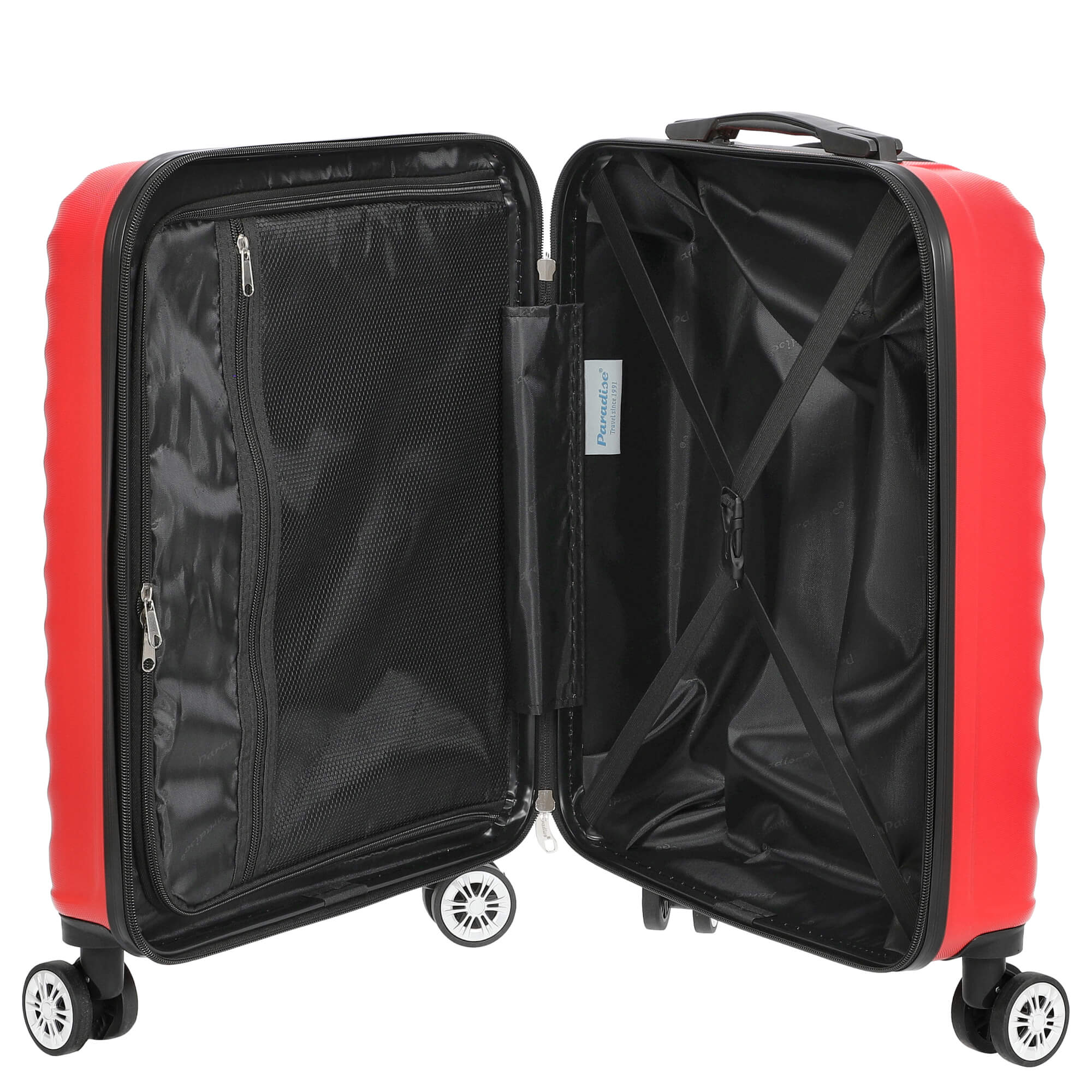 Paradise by CHECK.IN Kingston - 4-Rollen-Kabinentrolley 55 cm (rot) - Image 6