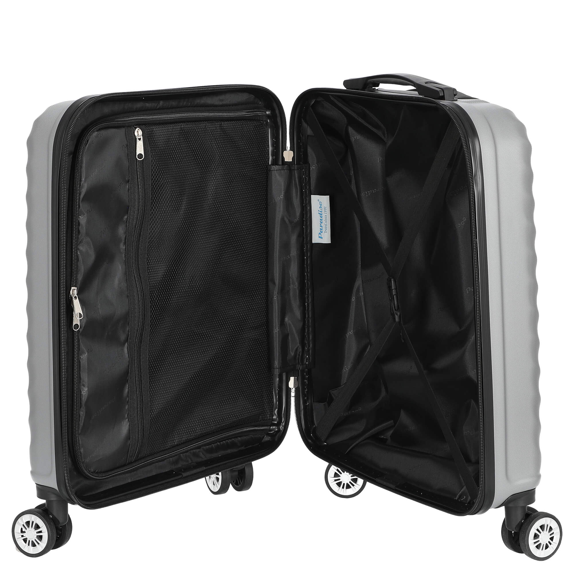 Paradise by CHECK.IN Kingston - 4-Rollen-Kabinentrolley 55 cm (silber) - Image 6