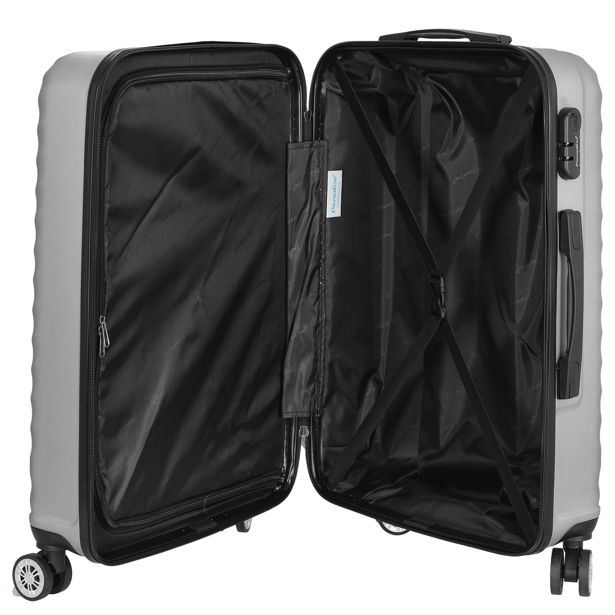 Paradise by CHECK.IN Kingston - 4-Rollen-Trolley 67 cm (silber) - Image 6