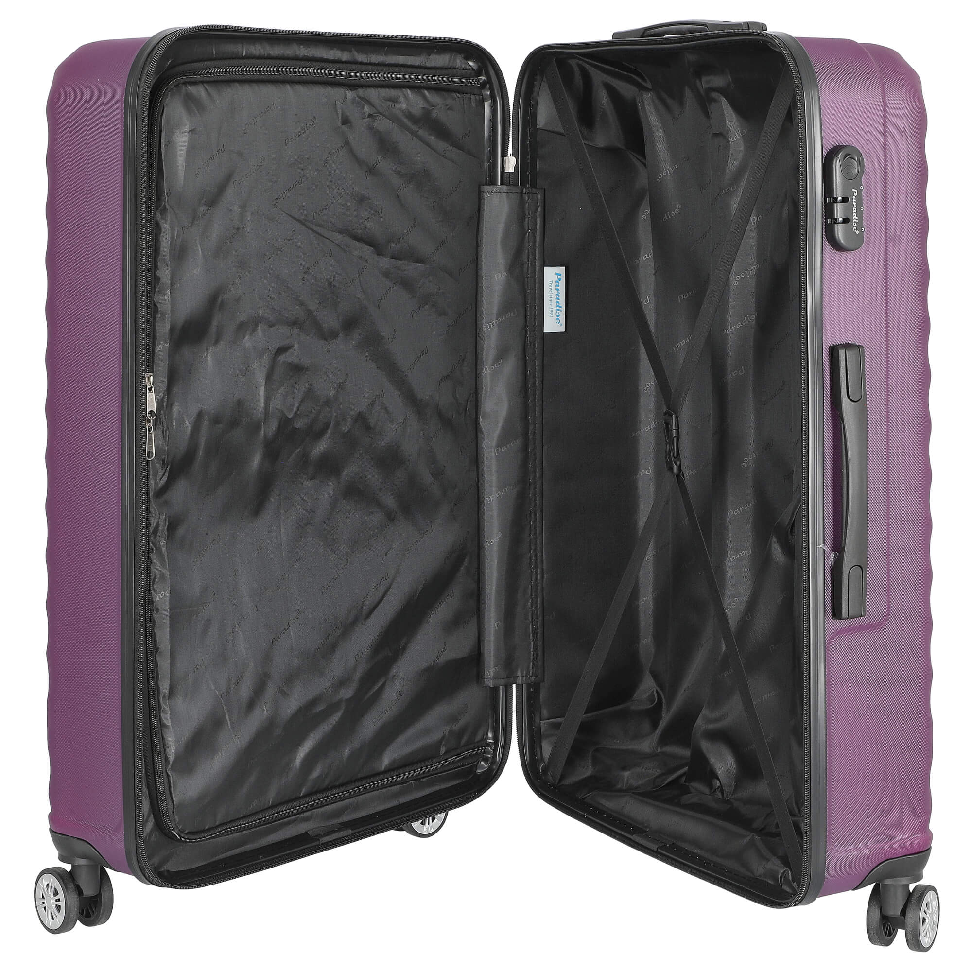 Paradise by CHECK.IN Kingston - 4-Rollen-Trolley Set 3tlg. (lila) - Image 7