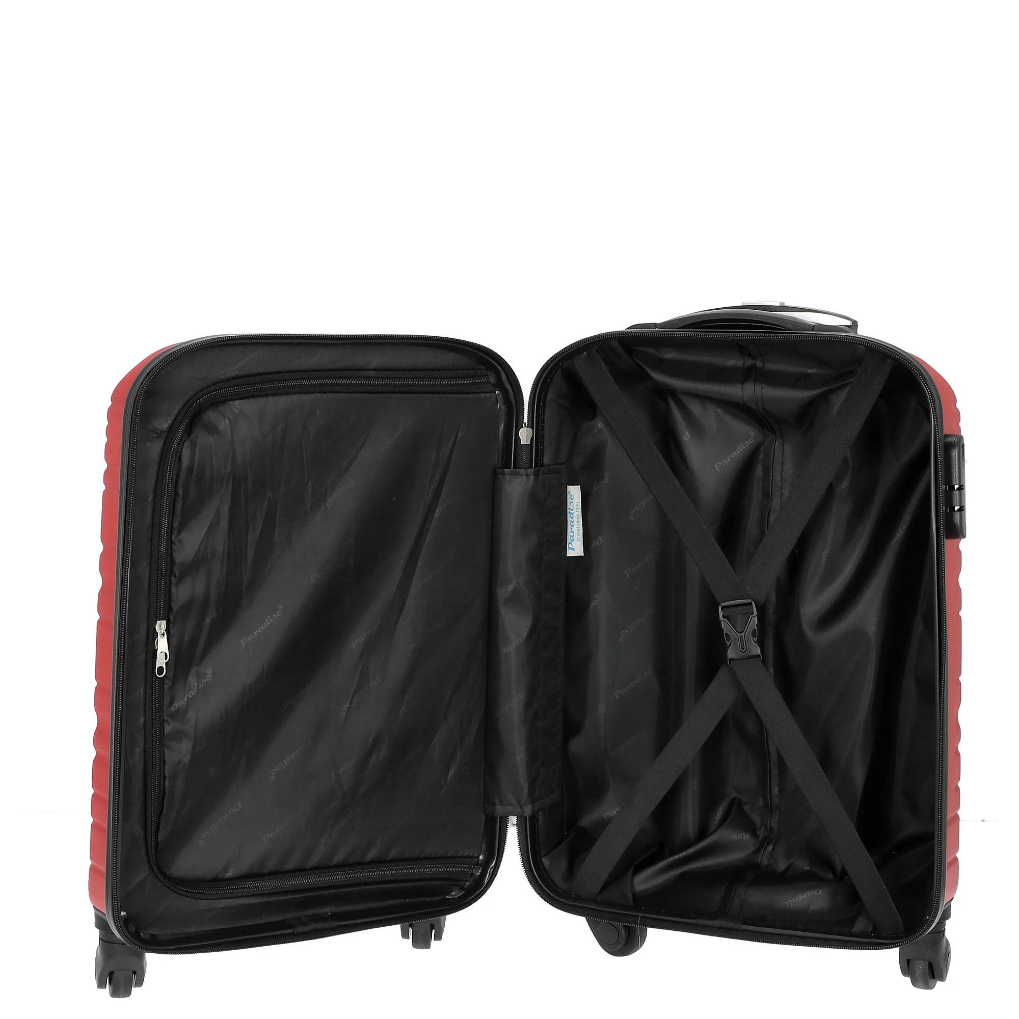 Paradise by CHECK.IN Santiago - 4-Rollen-Kabinentrolley 55 cm (rot) - Image 6