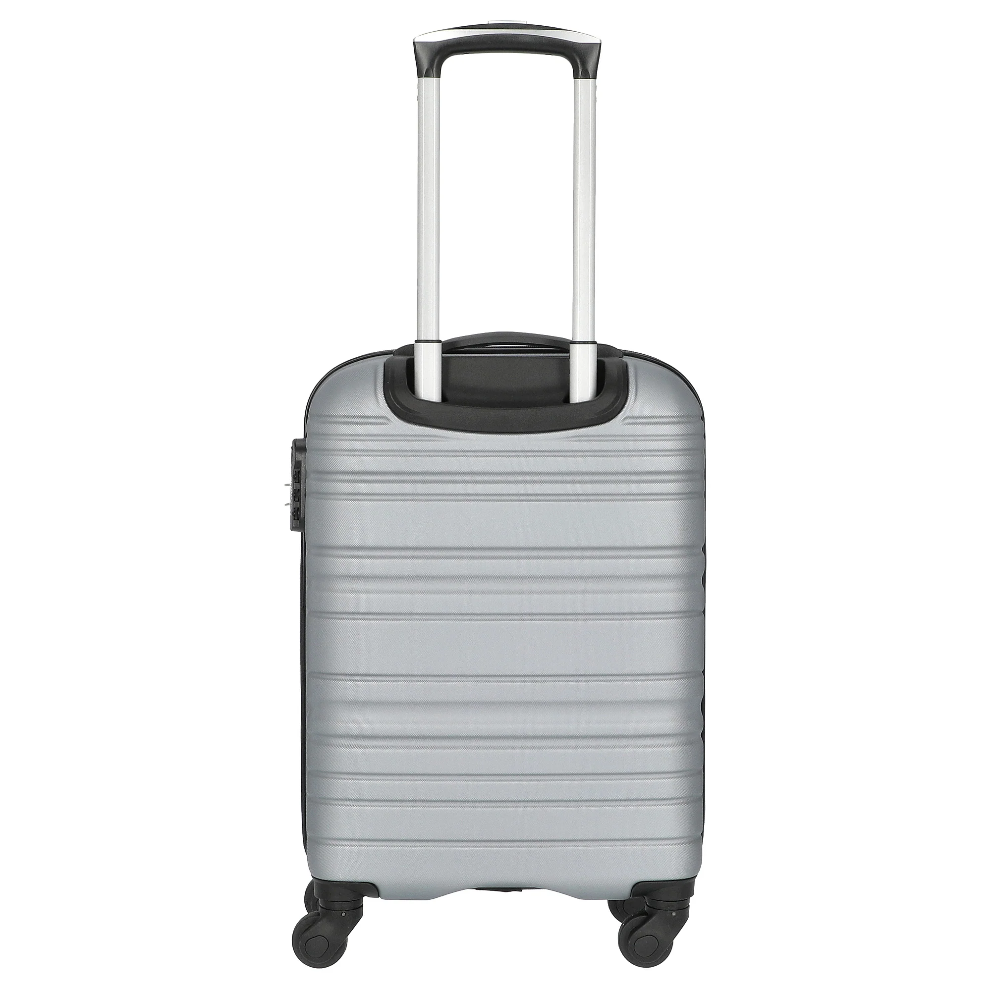 Paradise by CHECK.IN Santiago - 4-Rollen-Kabinentrolley 55 cm (silber) - Image 4