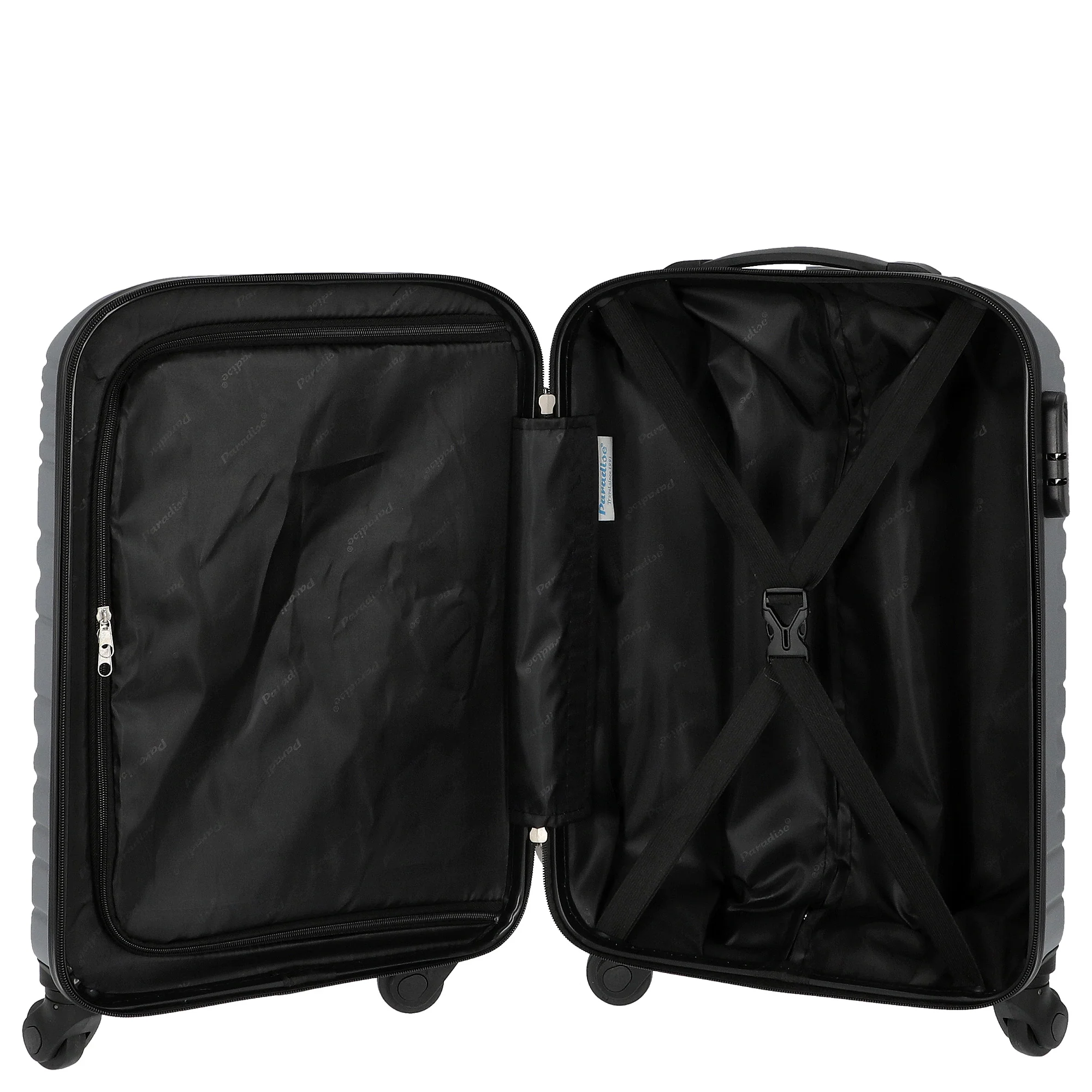 Paradise by CHECK.IN Santiago - 4-Rollen-Kabinentrolley 55 cm (silber) - Image 6