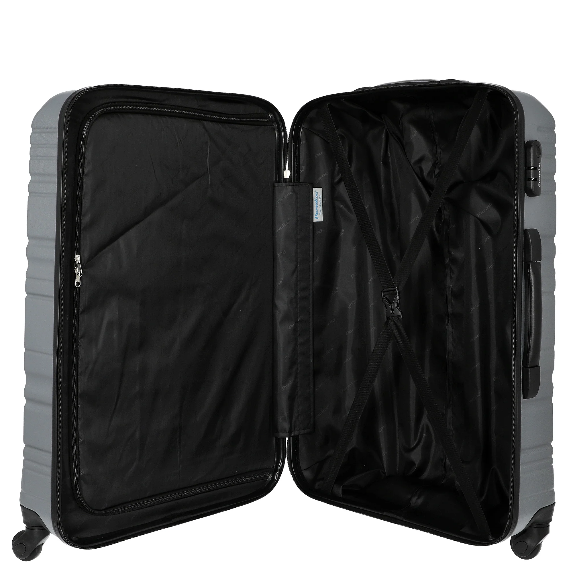 Paradise by CHECK.IN Santiago - 4-Rollen-Trolley 76 cm (silber) - Image 6