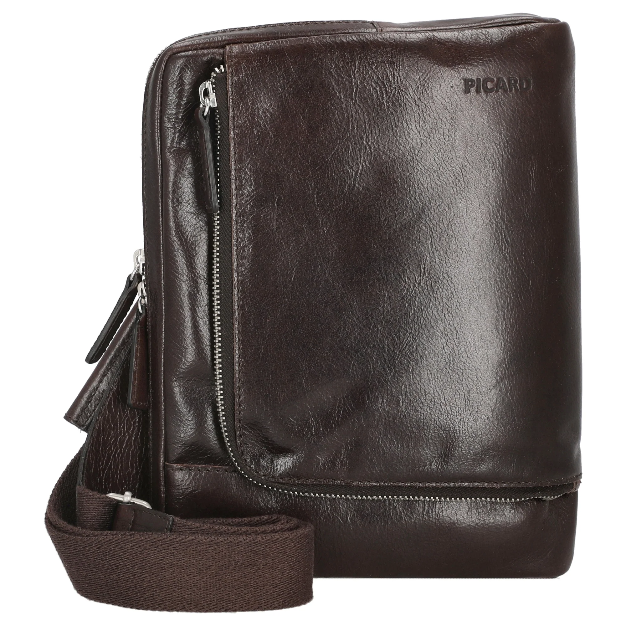 Picard Buddy - Umhängetasche 27 cm Büffelleder (cafe)