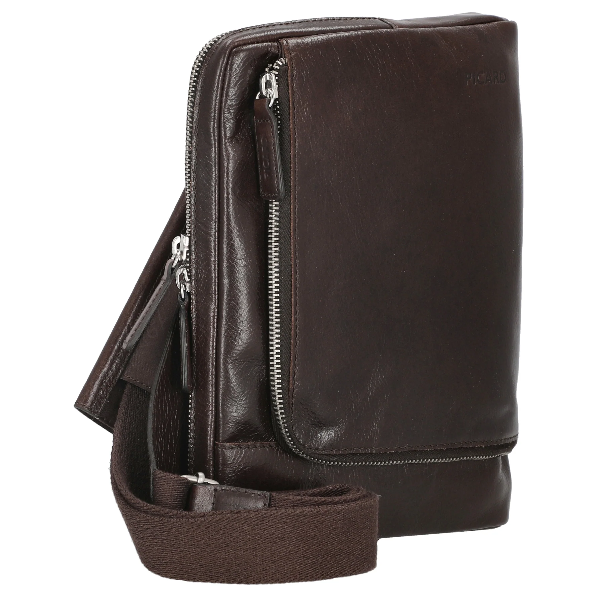 Picard Buddy - Umhängetasche 27 cm Büffelleder (cafe) - Image 5
