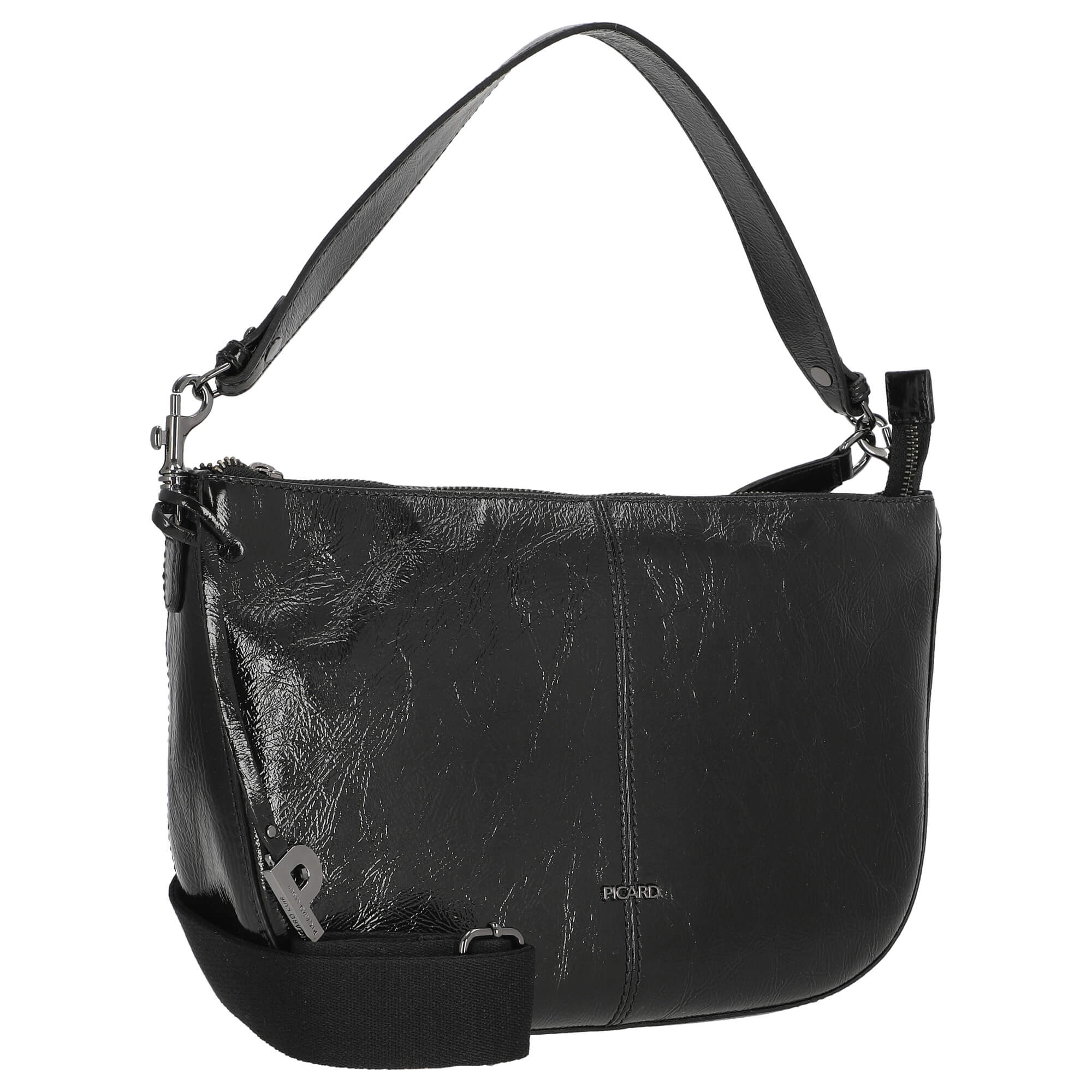Picard Himalaya - Schultertasche 33 cm Rindsleder (black) - Image 5