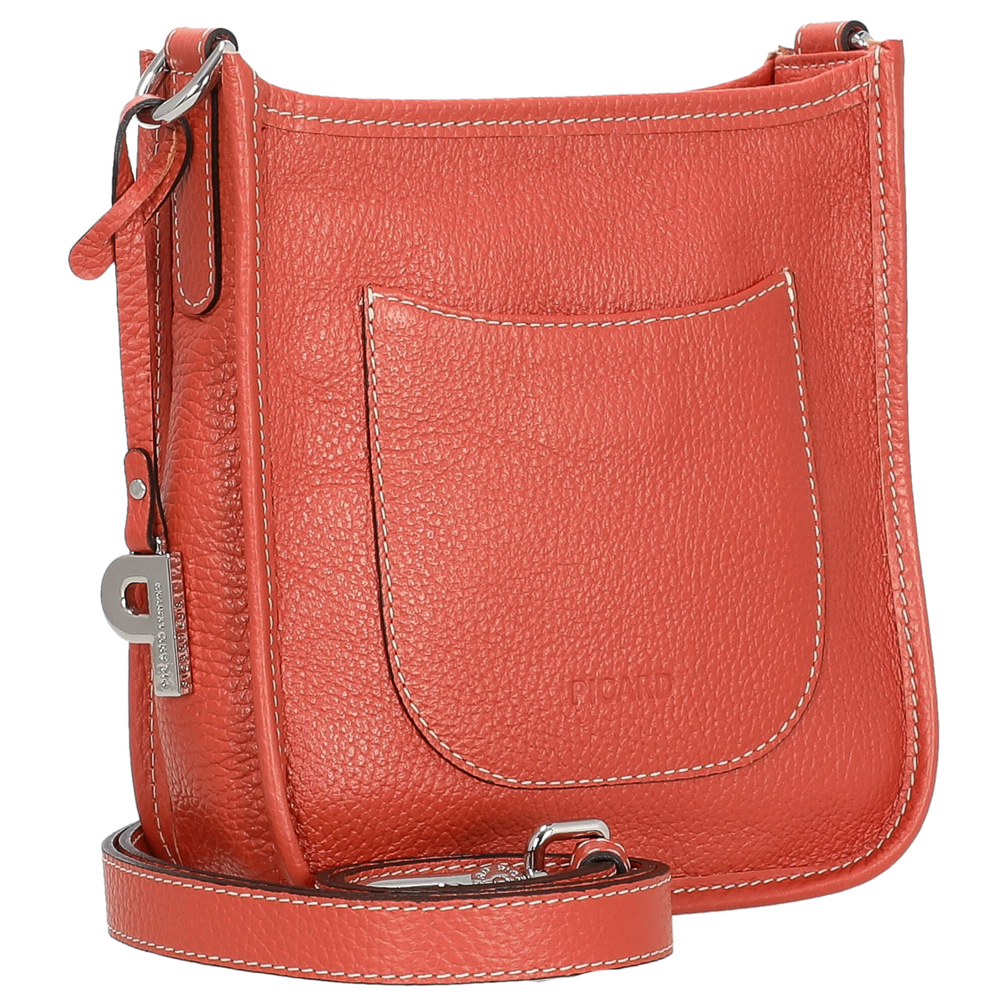 Picard Kronberg - Umhängetasche 19 cm Rindsleder (brick) - Image 5