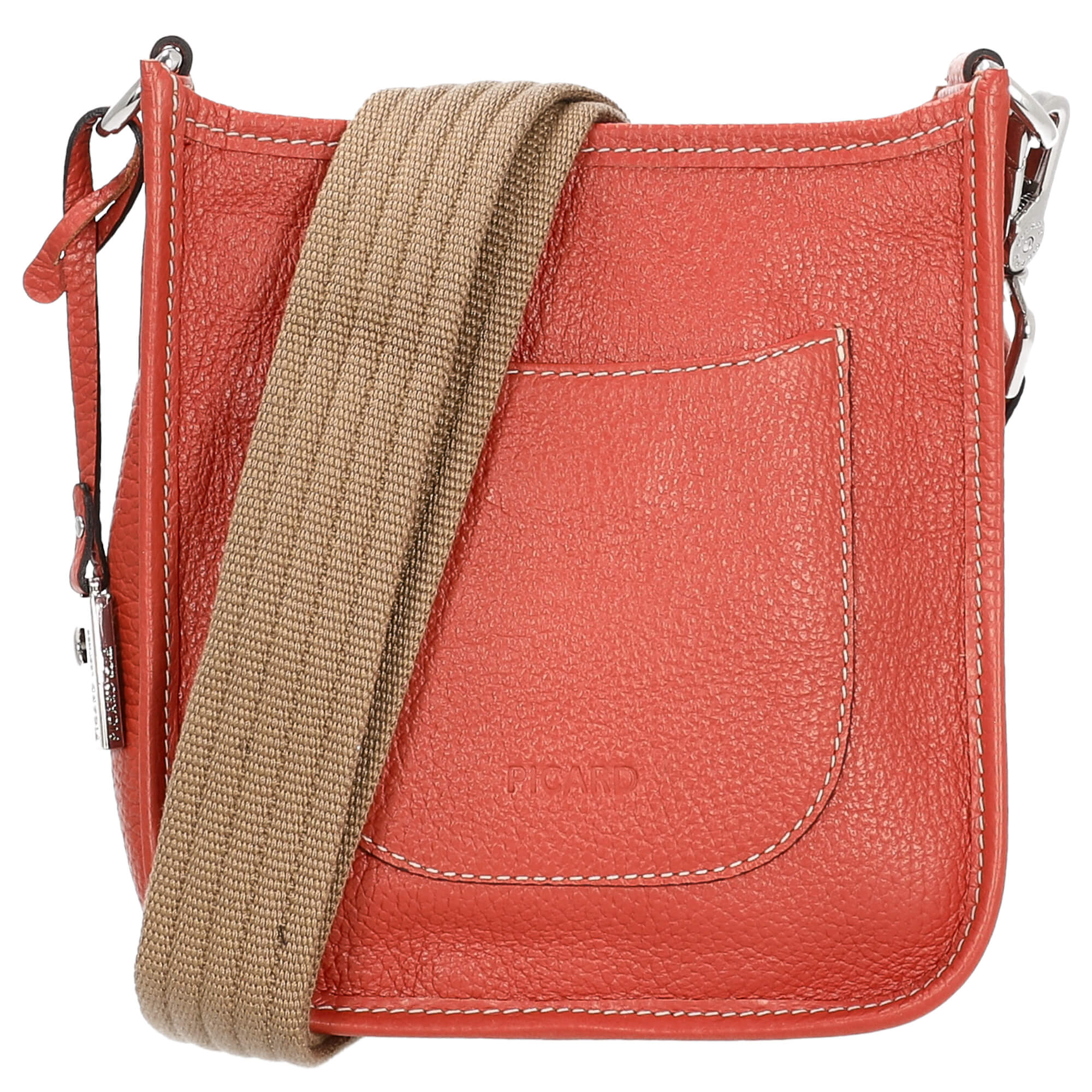 Picard Kronberg - Umhängetasche 19 cm Rindsleder (brick) - Image 6