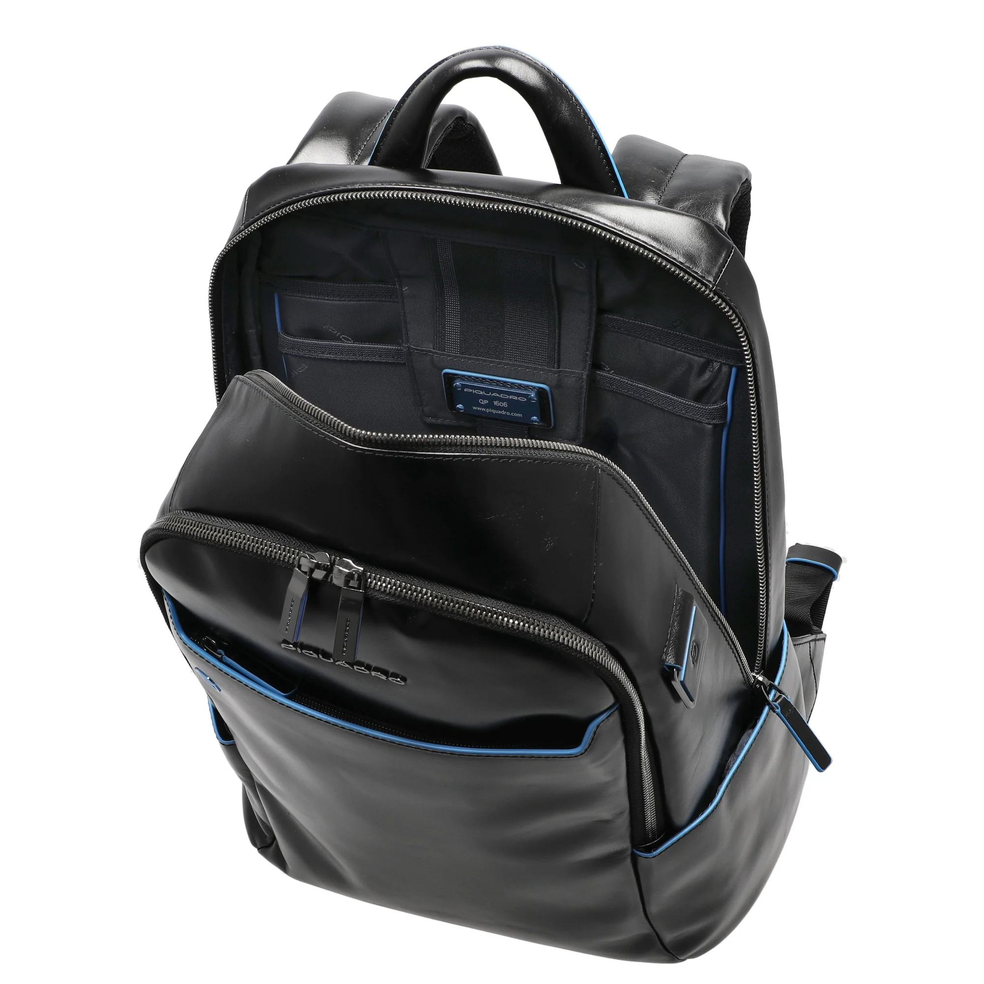 Piquadro Blue Square 15 - Rucksack 13" 39 cm (black) - Image 6