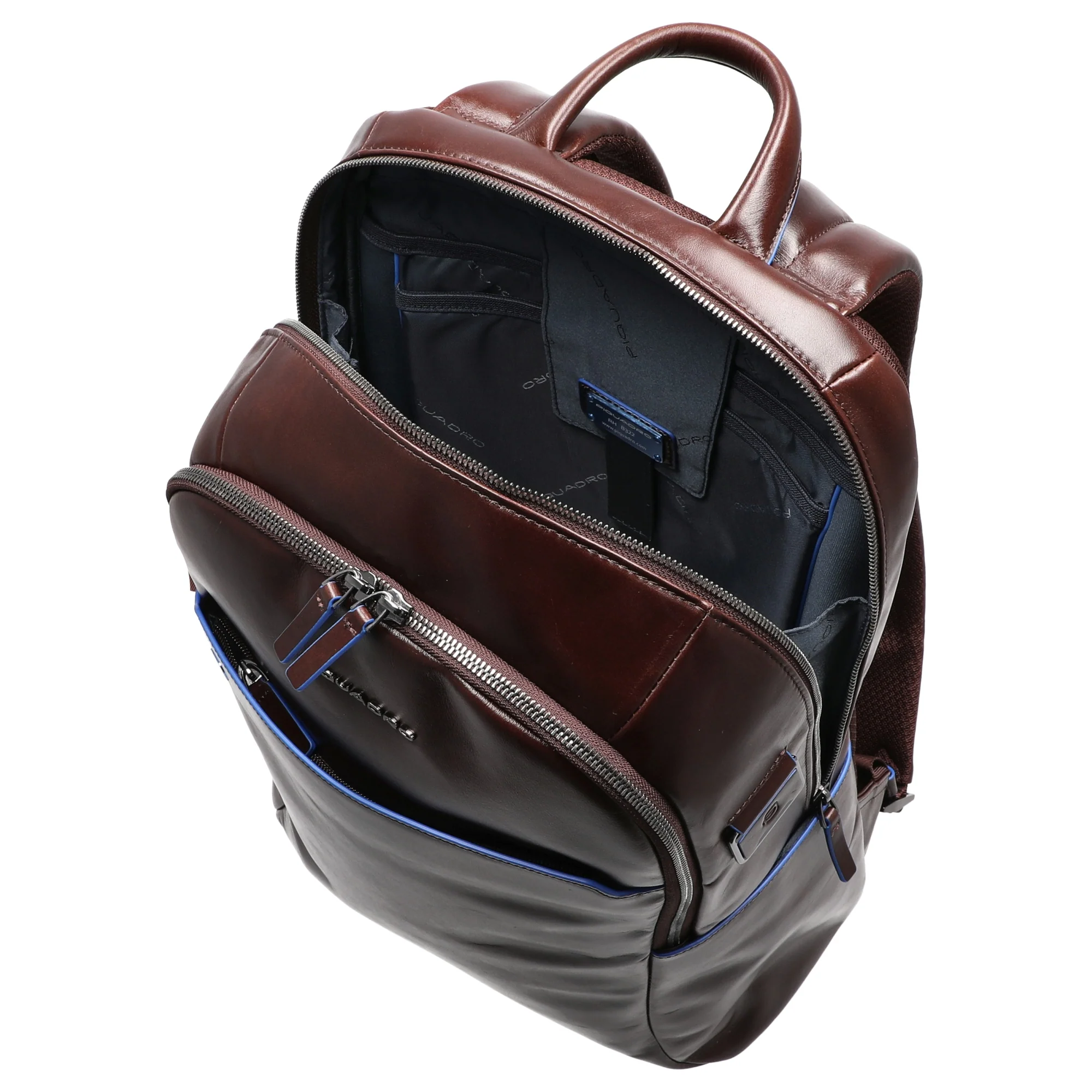 Piquadro Blue Square 19 - Rucksack 15.6" 43 cm (mahogany) - Image 6