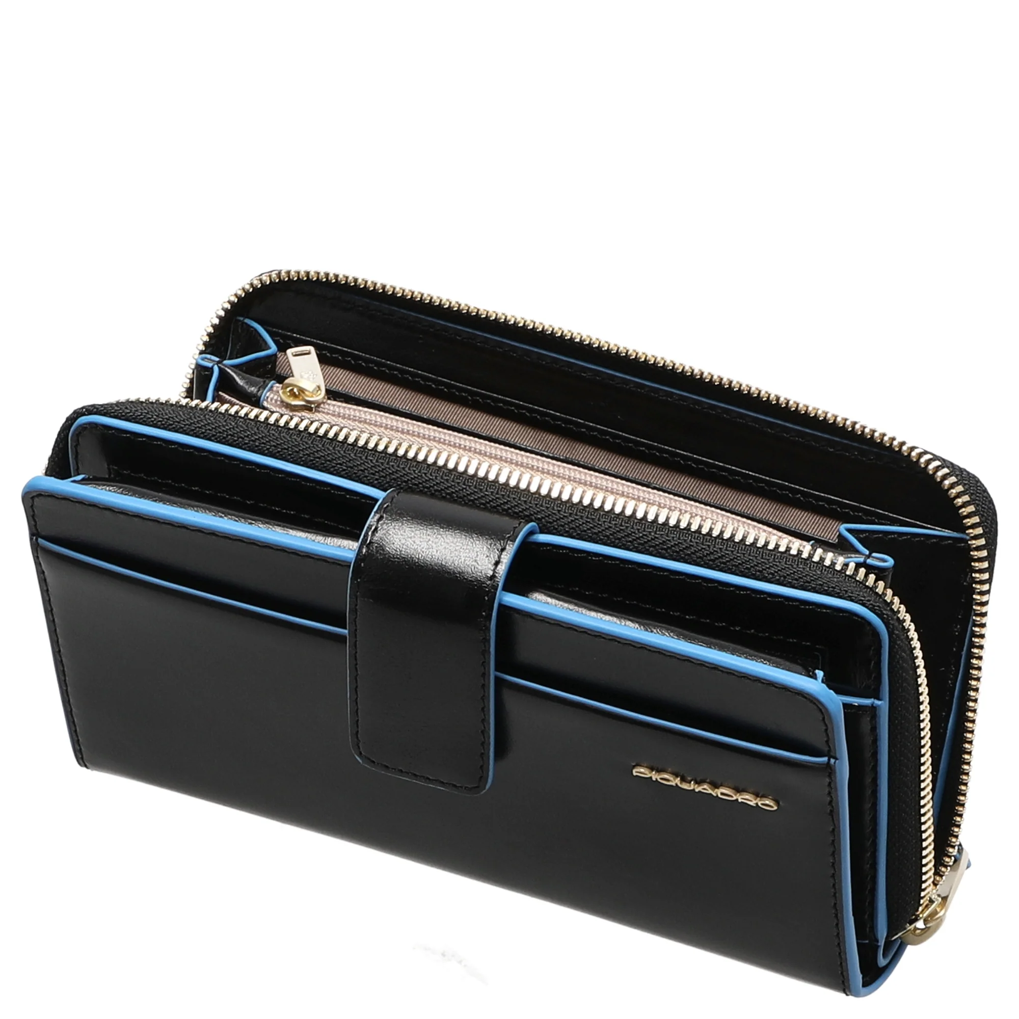 Piquadro Blue Square - Damengeldbörse 12cc 17.5 cm (black) - Image 5