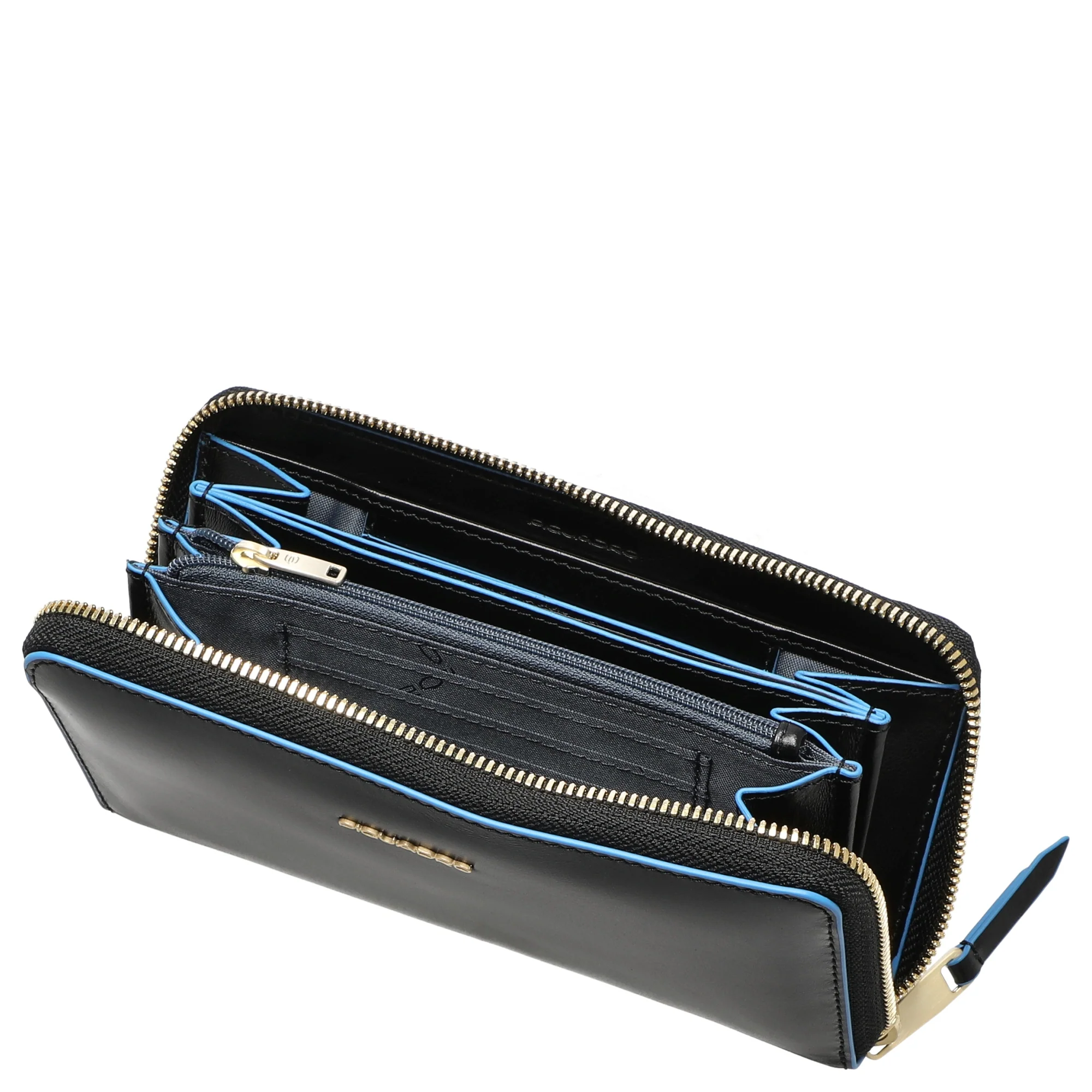 Piquadro Blue Square - Damengeldbörse 12cc 18 cm RFID (black) - Image 2