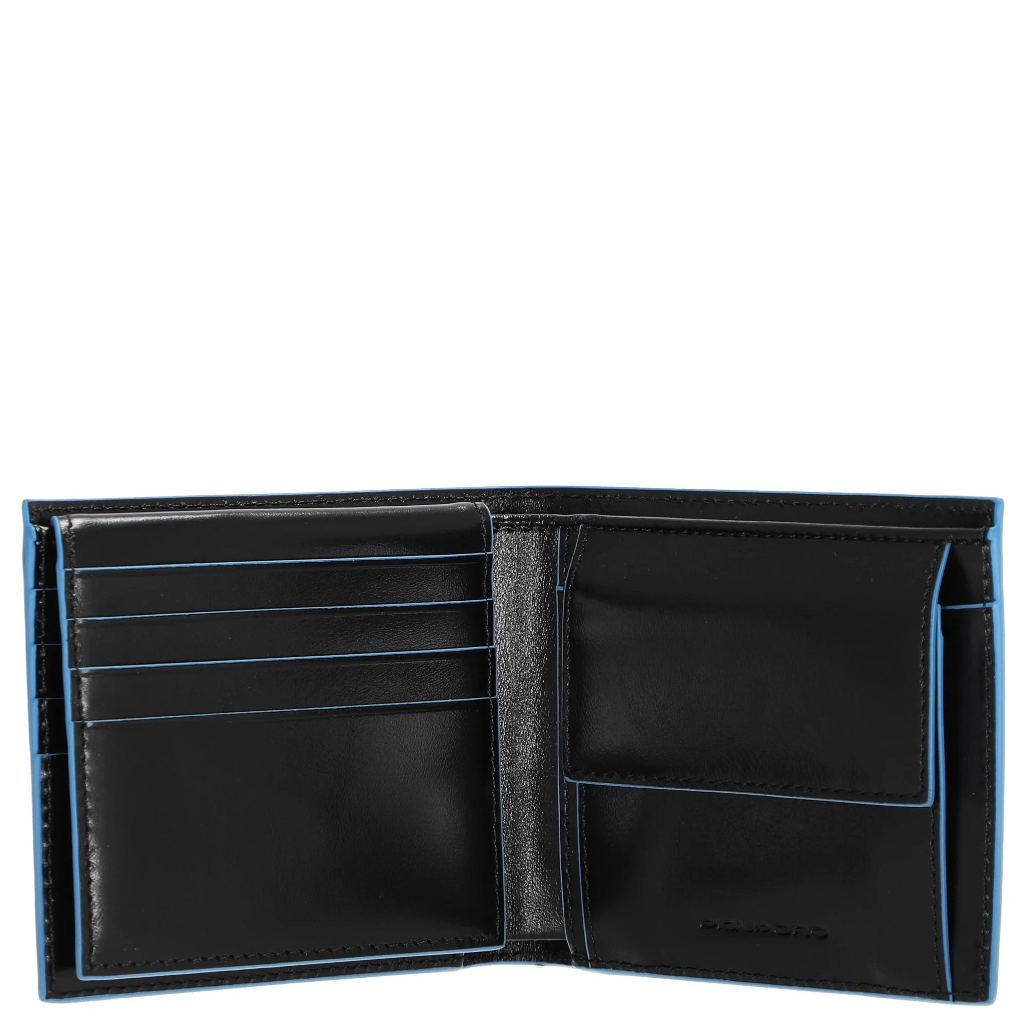 Piquadro Blue Square - Herrengeldbörse 7cc 11 cm (black) - Image 5
