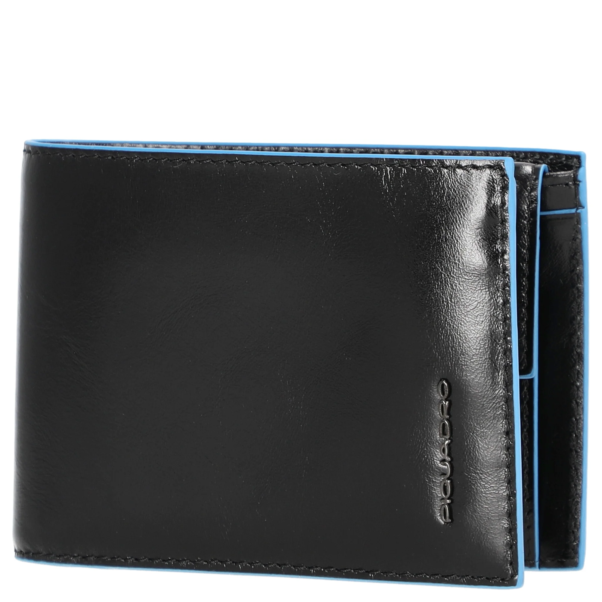 Piquadro Blue Square - Herrengeldbörse 4cc 12.5 cm (black) - Image 3