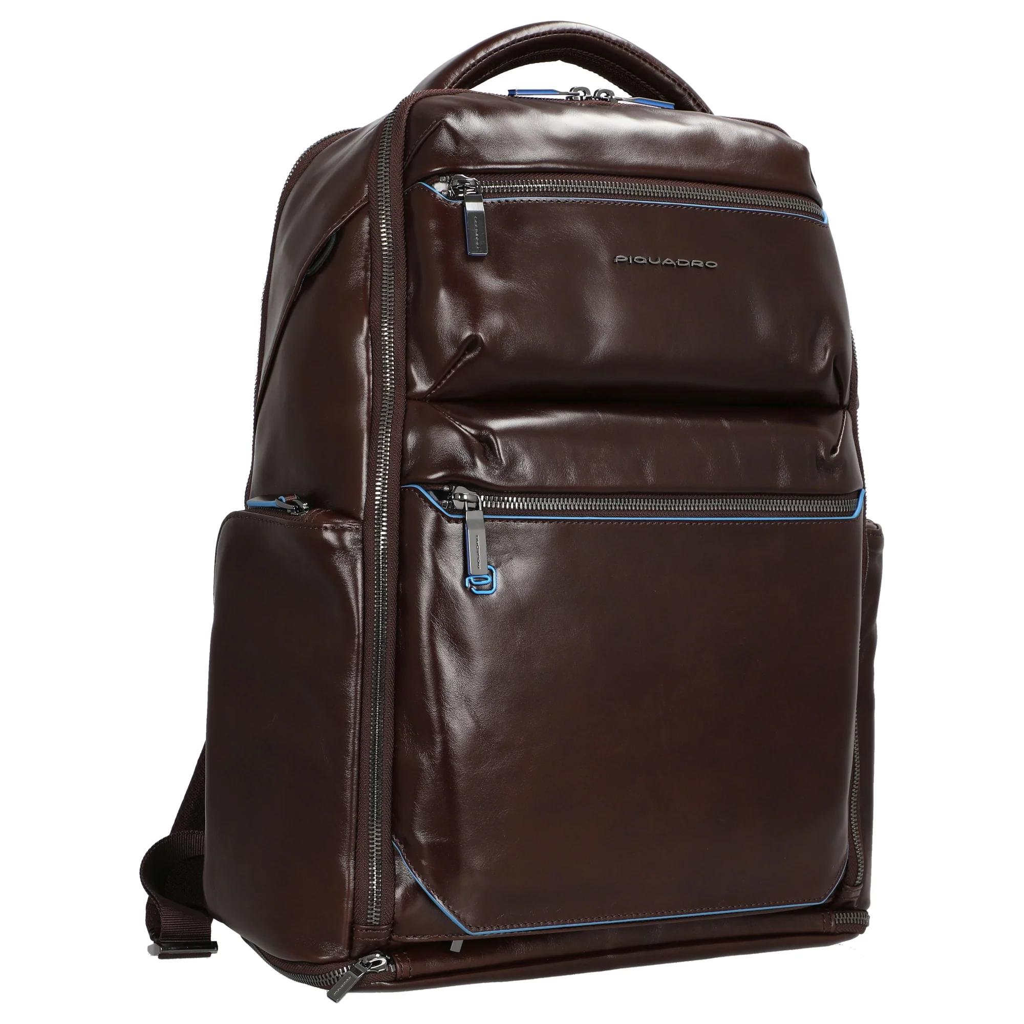 Piquadro Blue Square - Laptoprucksack 15.6" 42 cm (mahogany) - Image 5