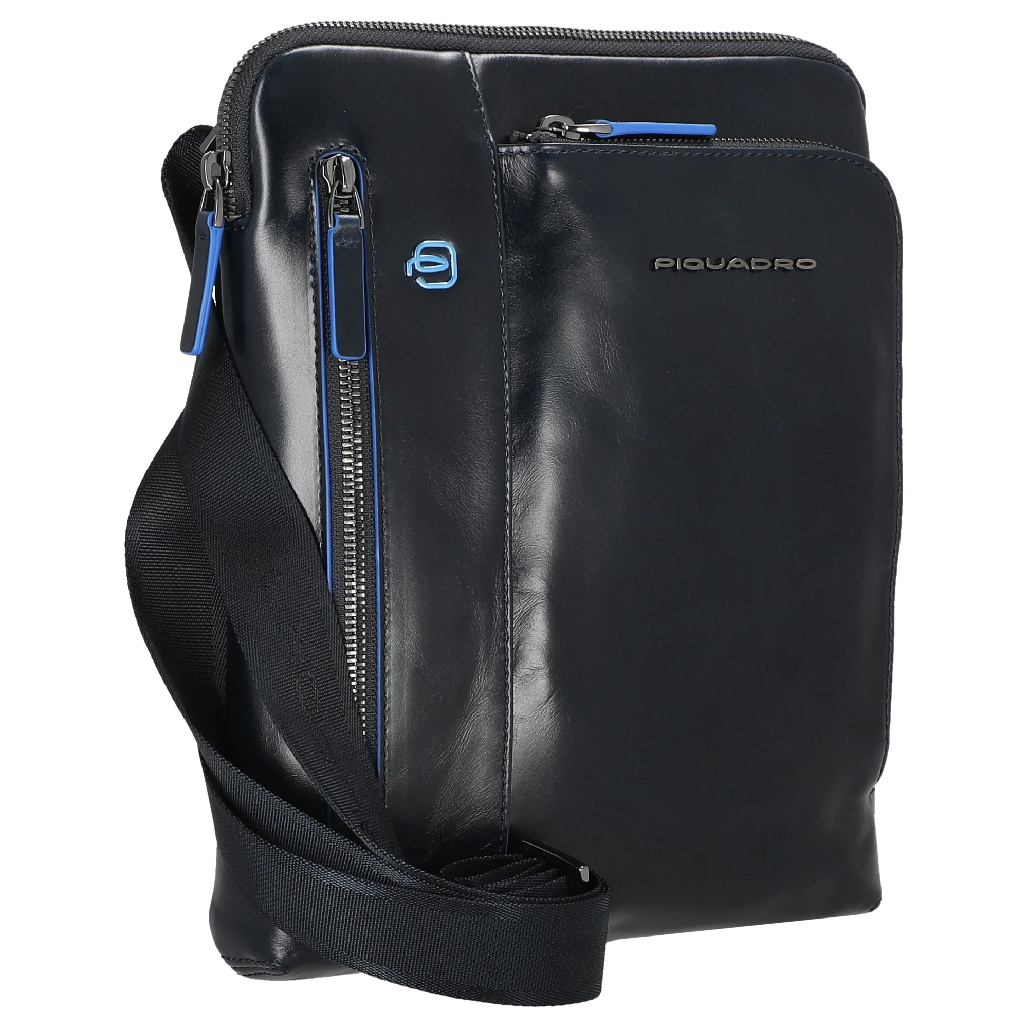 Piquadro Blue Square - Schultertasche 24.5 cm (black) - Image 5