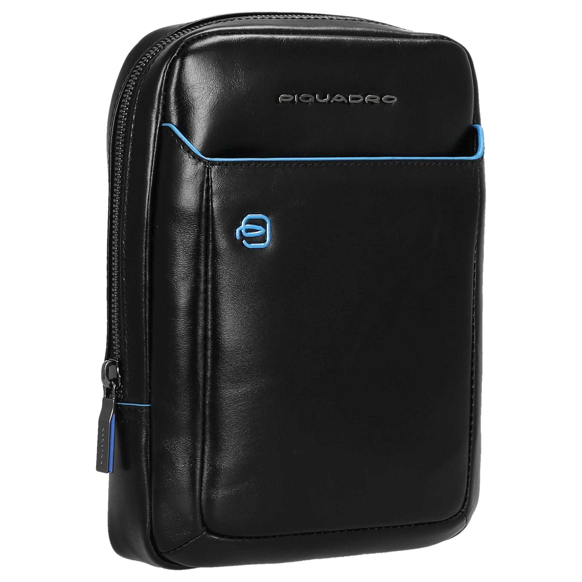 Piquadro Blue Square - Umhängetasche 22 cm (black) - Image 5