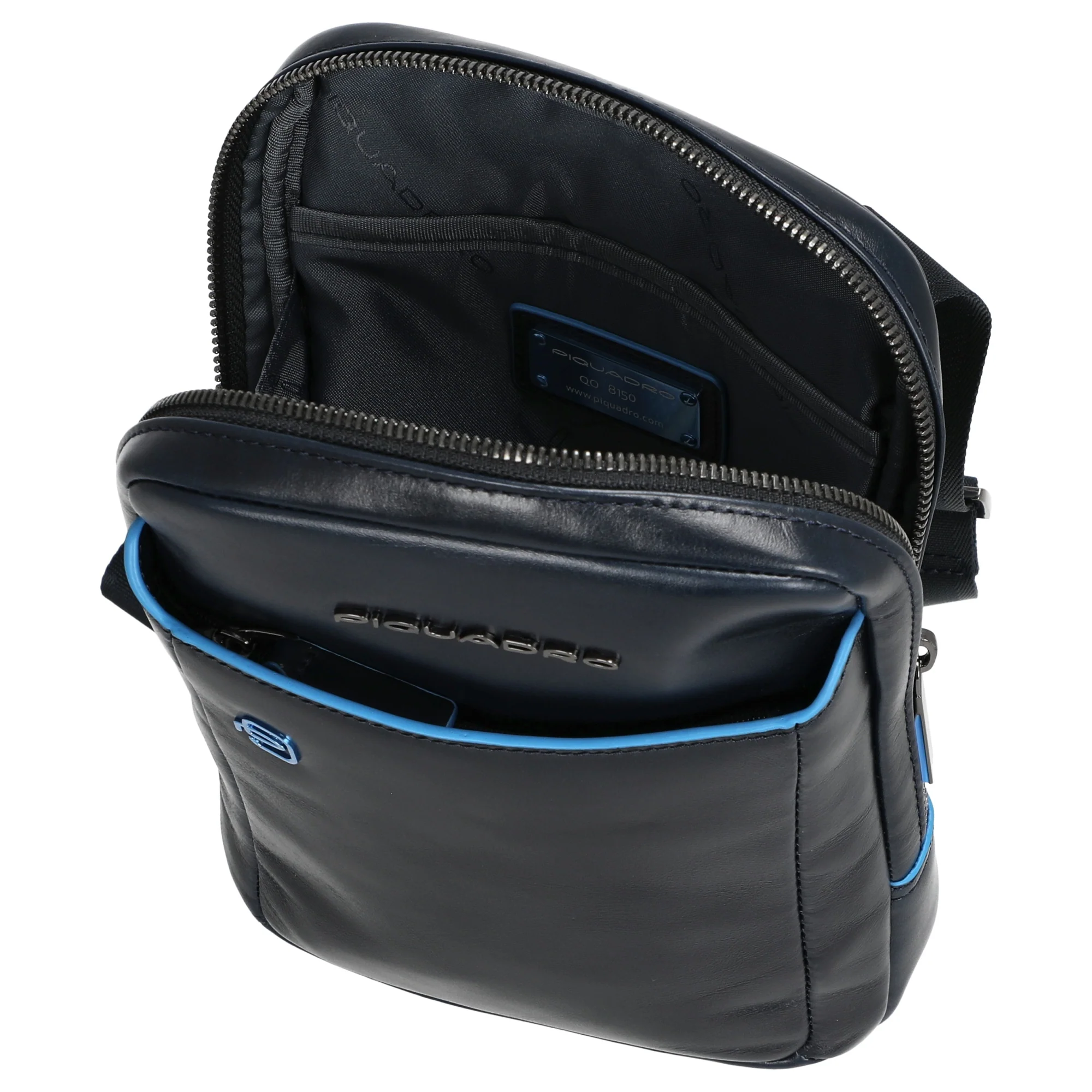 Piquadro Blue Square - Umhängetasche 22 cm (blue 2) - Image 6