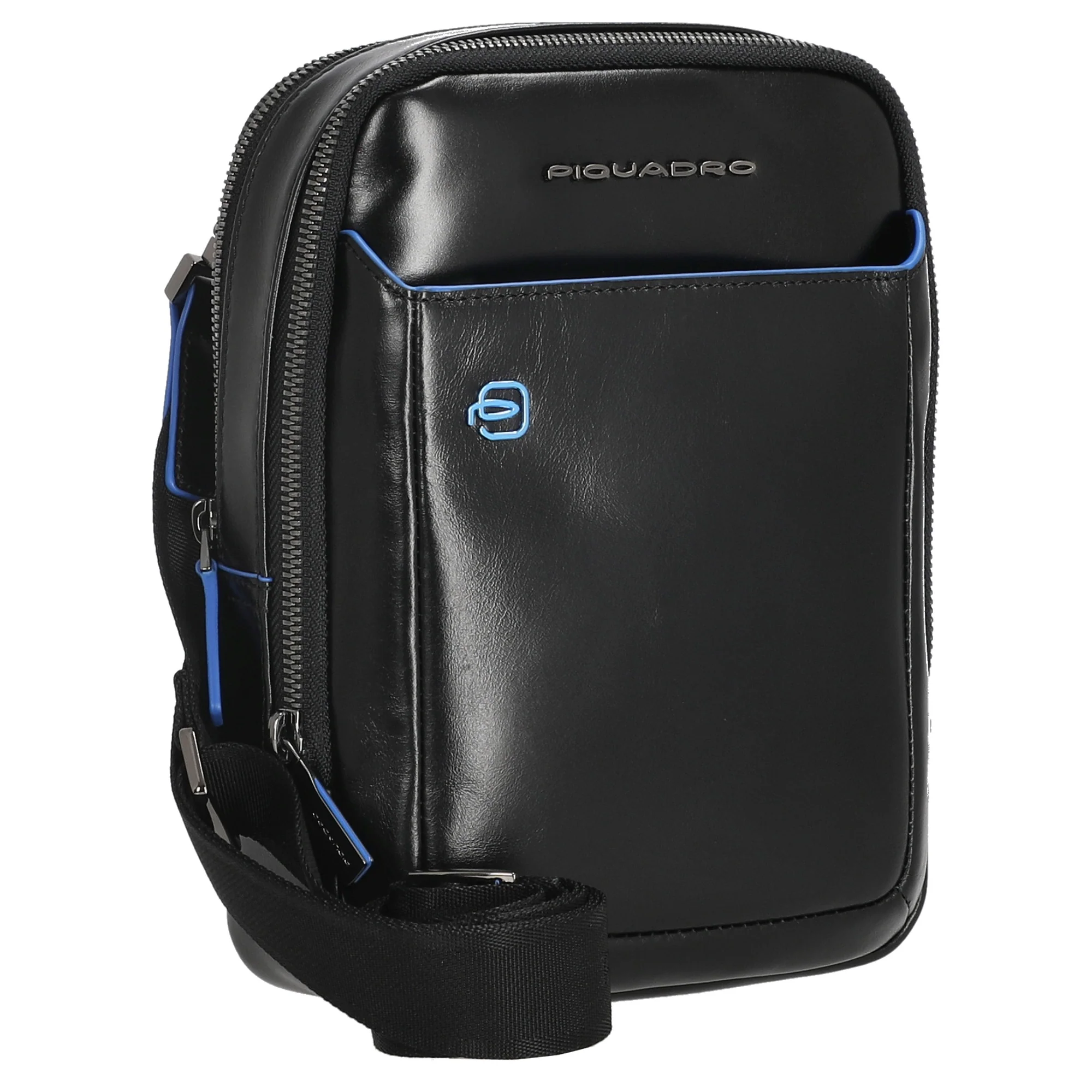 Piquadro Blue Square - Umhängetasche 23 cm (black) - Image 5