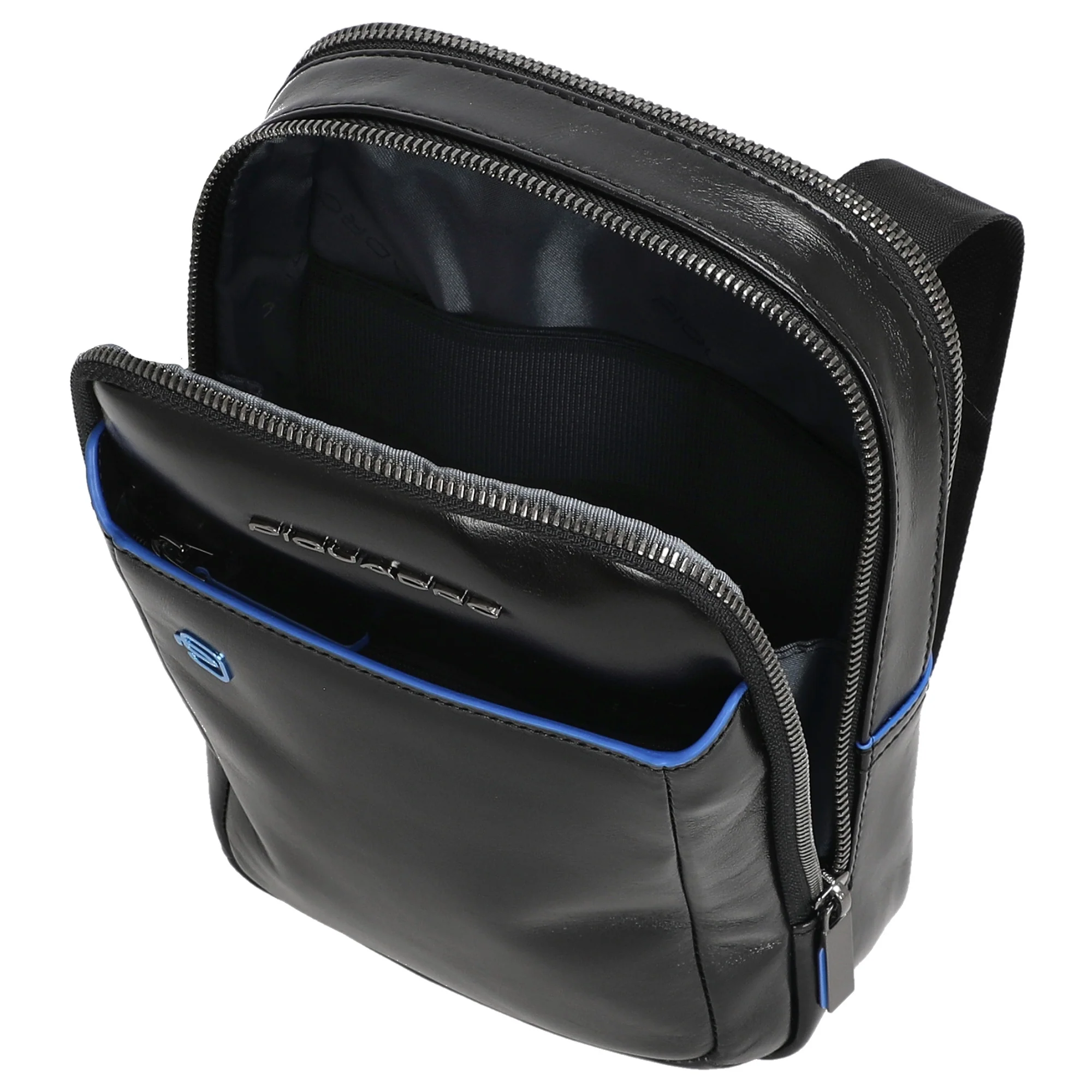 Piquadro Blue Square - Umhängetasche 23 cm (black) - Image 6