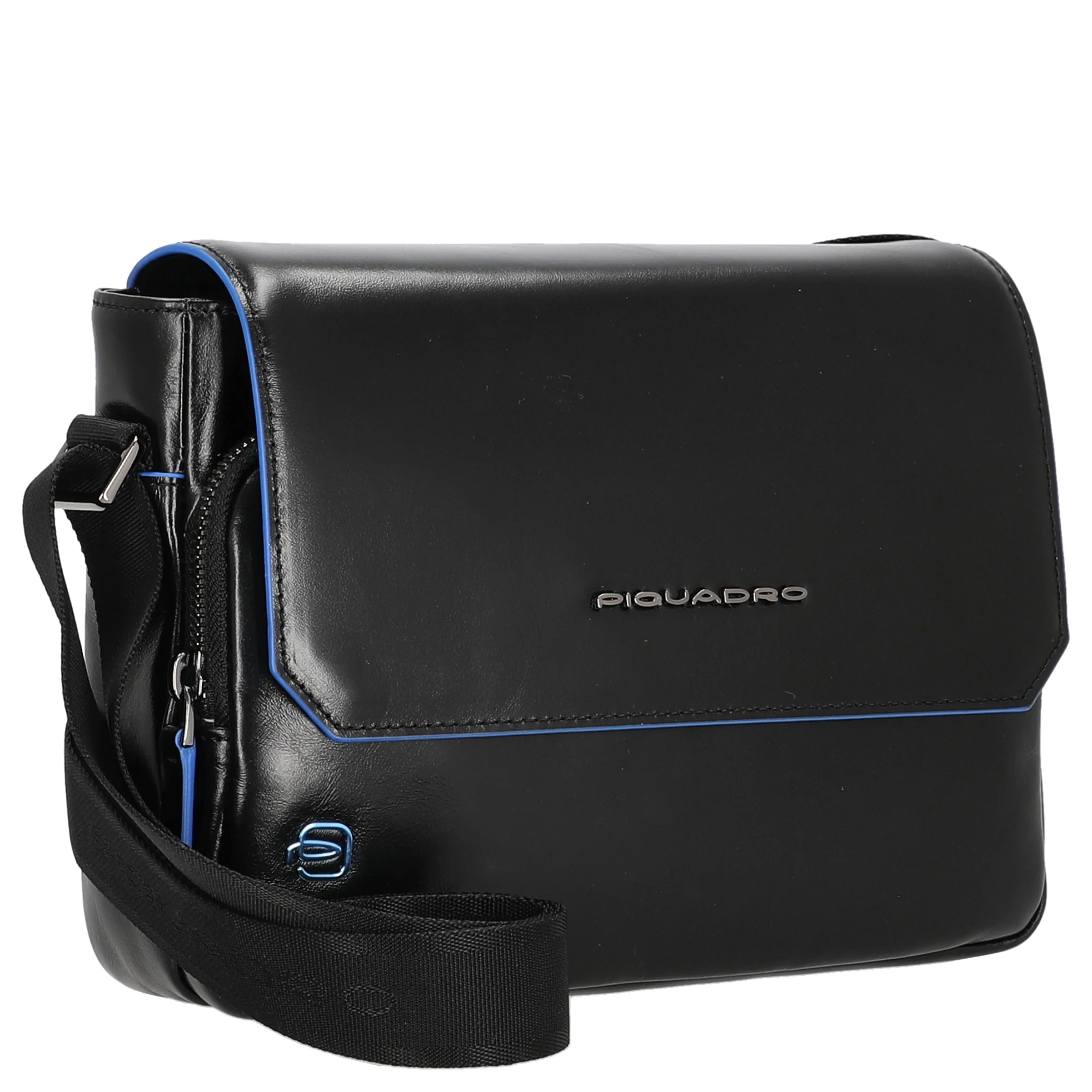 Piquadro Blue Square - Umhängetasche 23 cm (black) - Image 5