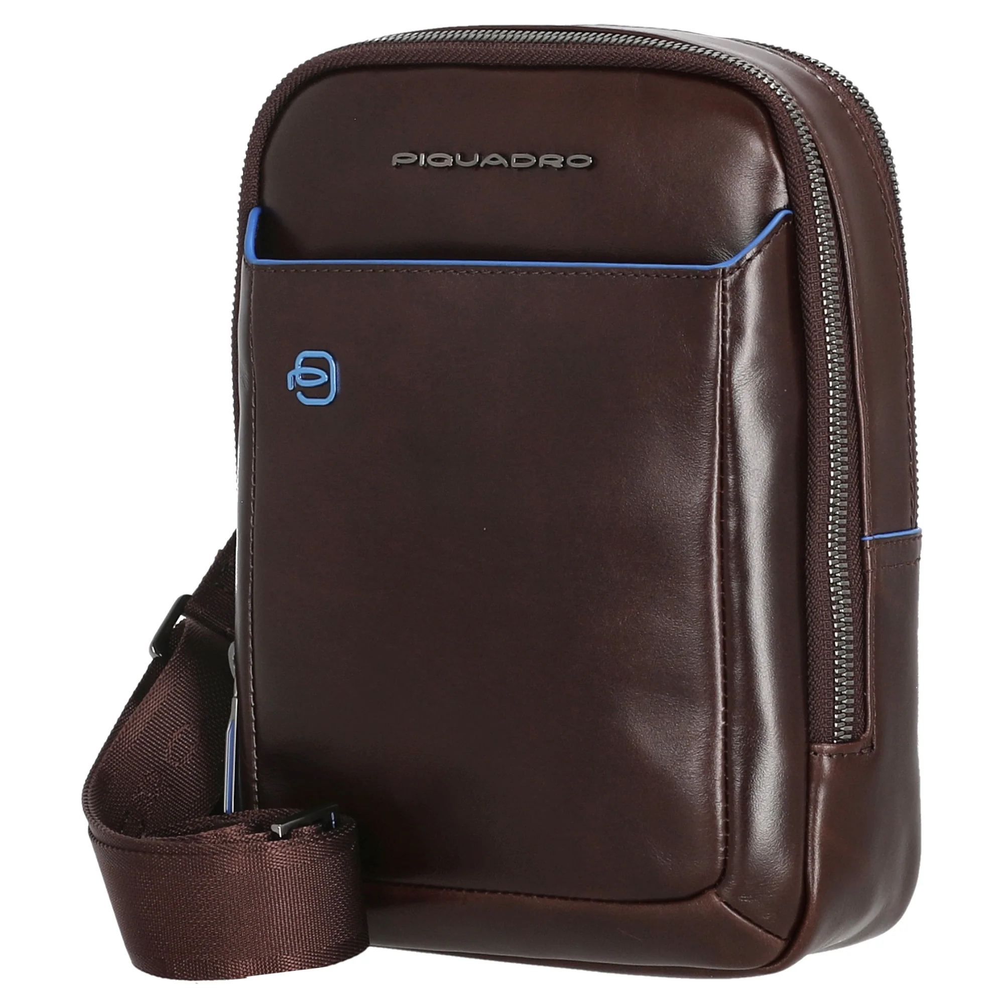 Piquadro Blue Square - Umhängetasche 23 cm (mahogany) - Image 2