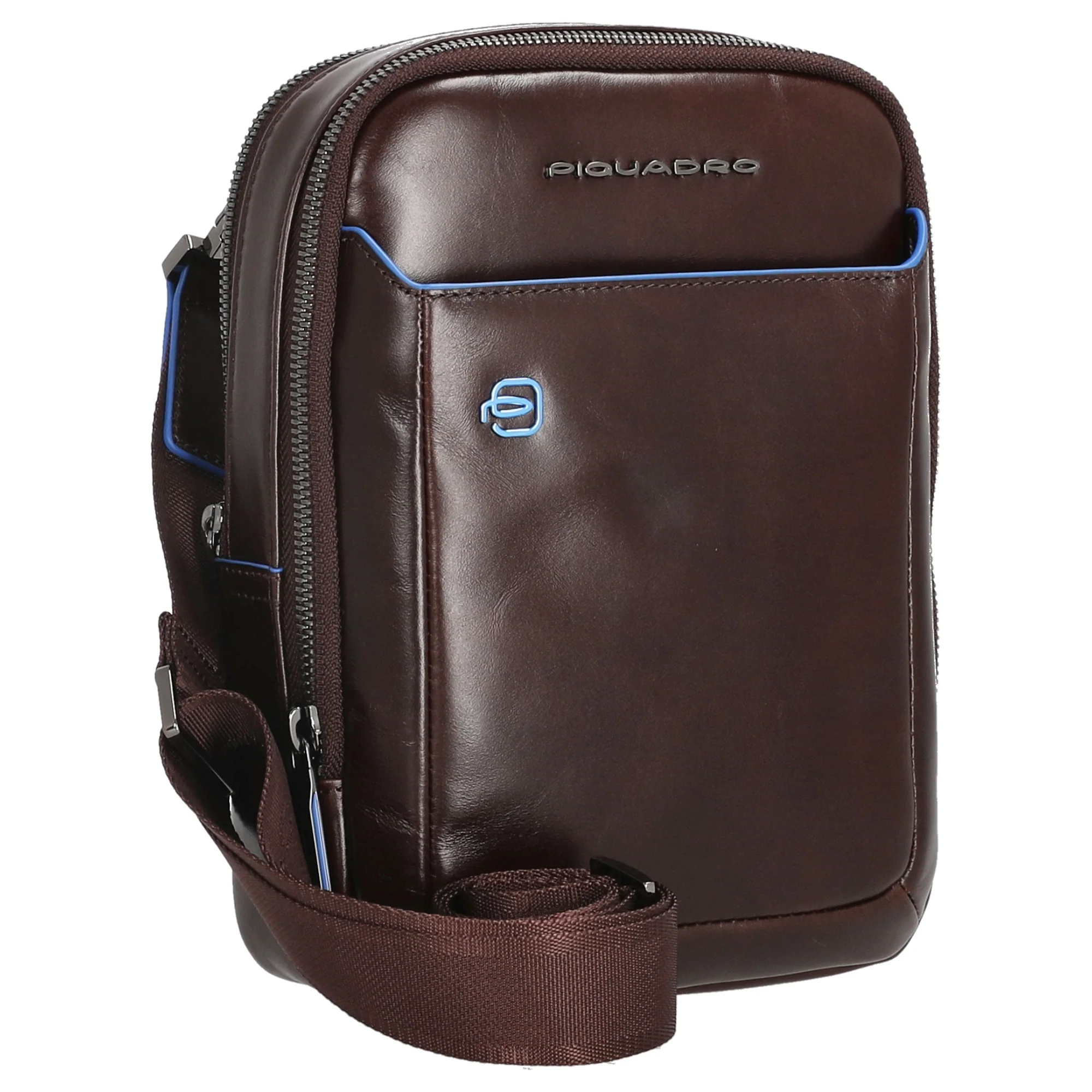 Piquadro Blue Square - Umhängetasche 23 cm (mahogany) - Image 5