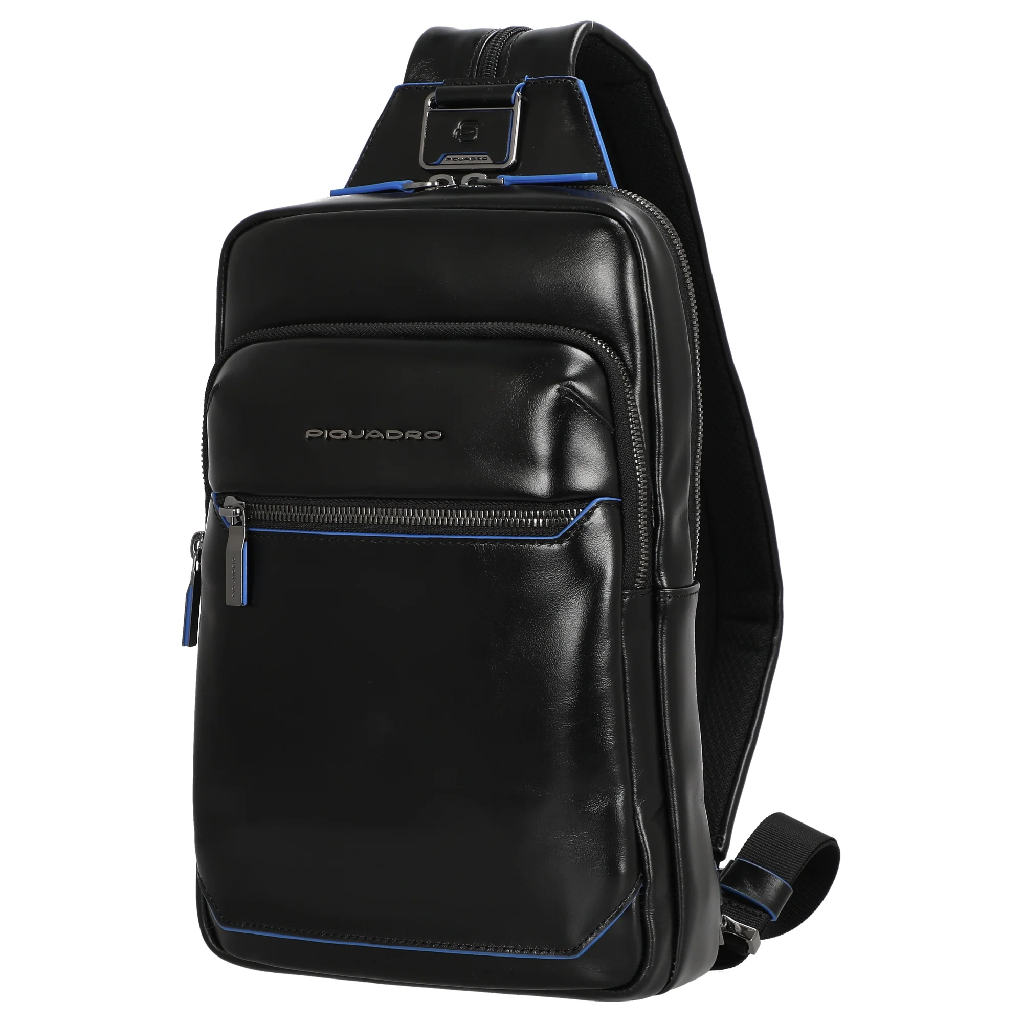 Piquadro Blue Square - Umhängetasche 30.5 cm (black) - Image 2