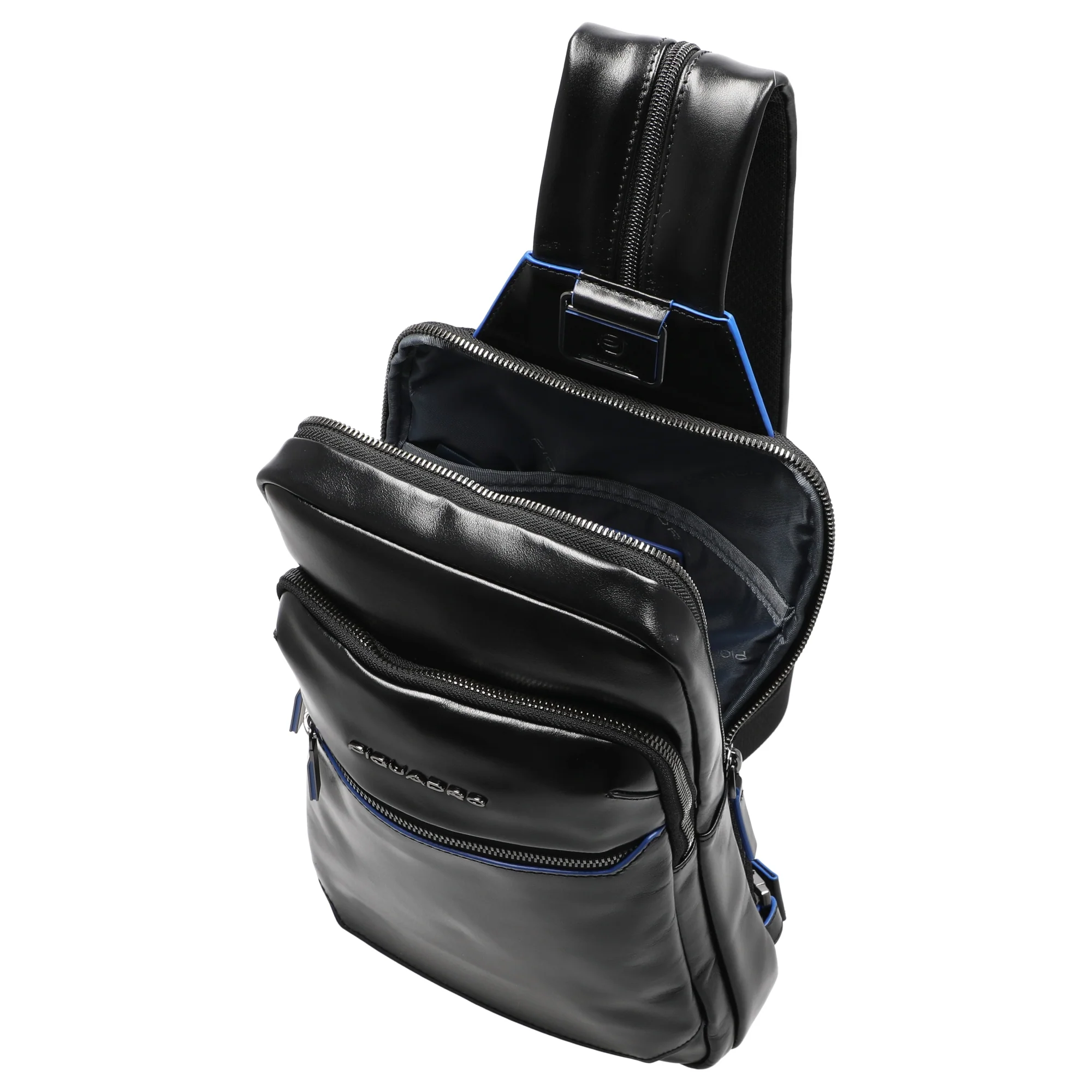 Piquadro Blue Square - Umhängetasche 30.5 cm (black) - Image 6