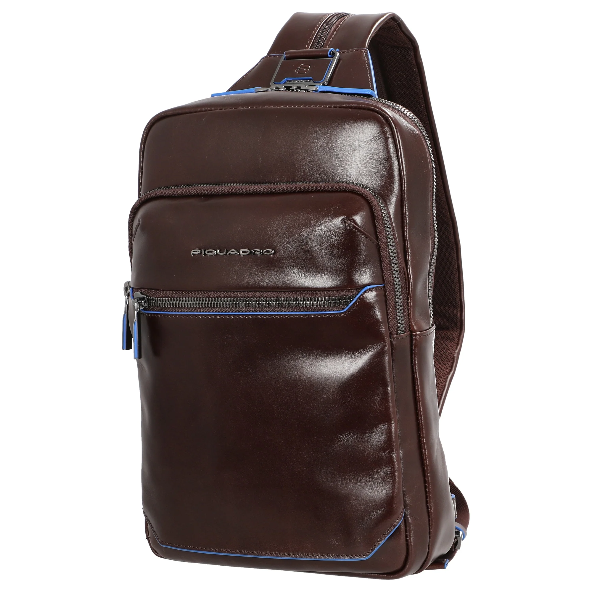 Piquadro Blue Square - Umhängetasche 30.5 cm (mahogany) - Image 2