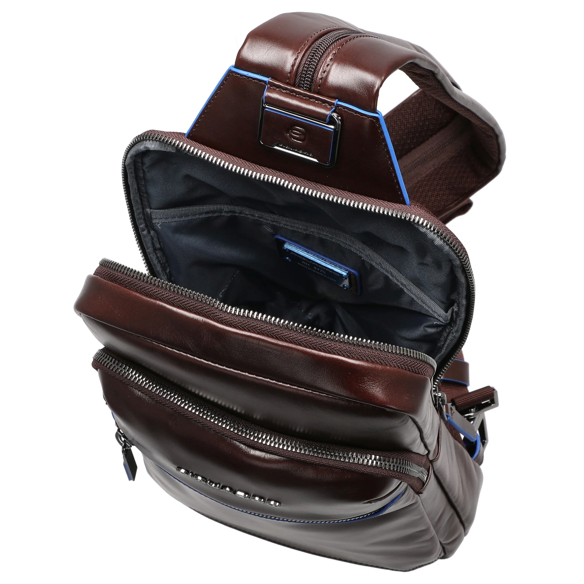 Piquadro Blue Square - Umhängetasche 30.5 cm (mahogany) - Image 4