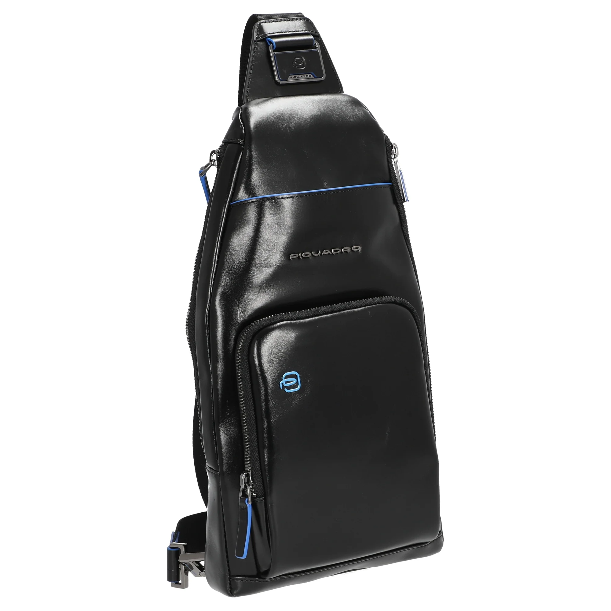 Piquadro Blue Square - Umhängetasche 36 cm (black) - Image 5