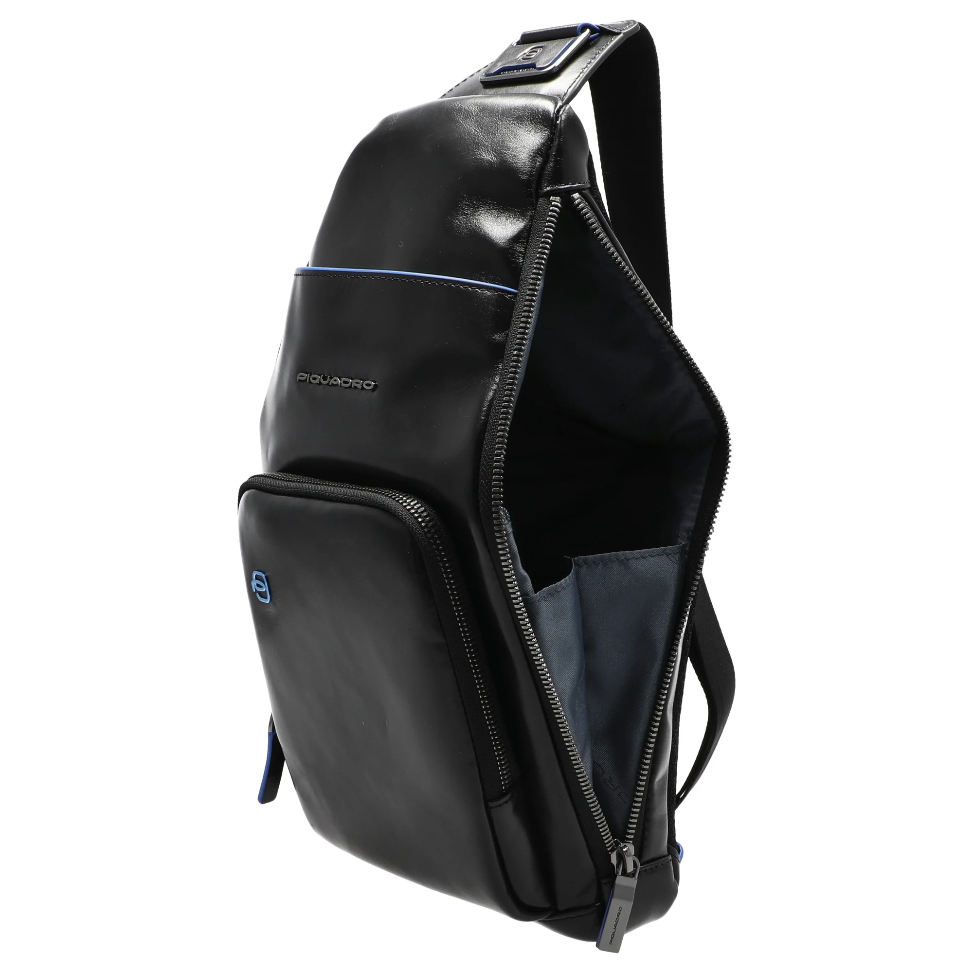Piquadro Blue Square - Umhängetasche 36 cm (black) - Image 6