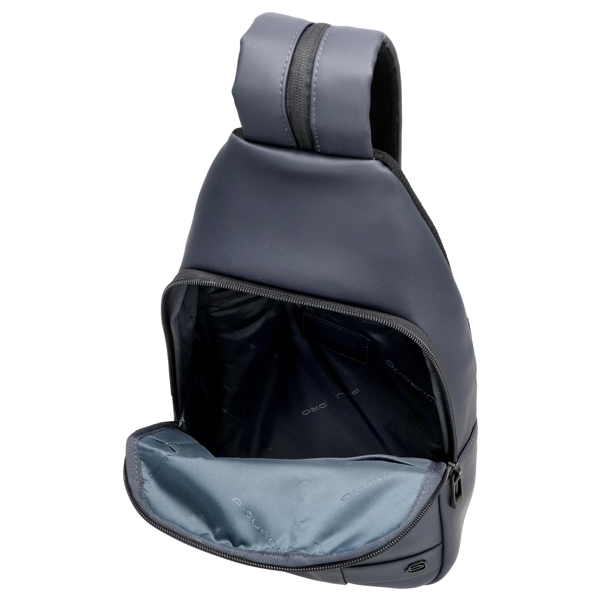 Piquadro Monosling Bag - Umhängetasche 38 cm (blue) - Image 6